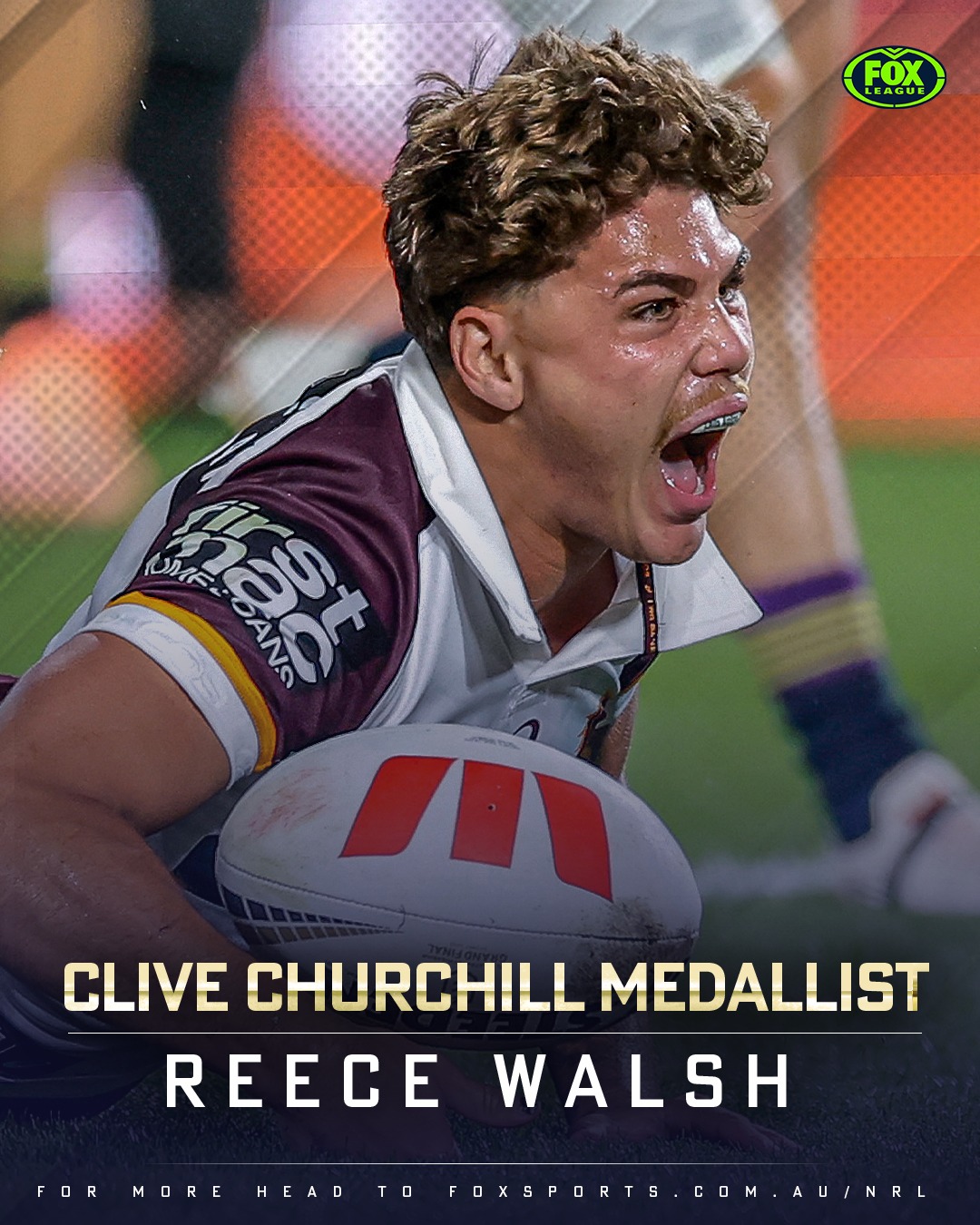 Fox - Who else? Reece Walsh wins the 2025 Clive Churchill Medal... And ...