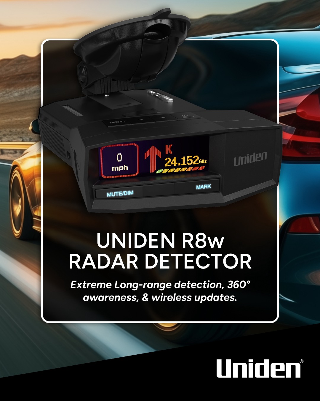 Uniden America - The Uniden R8w is Uniden's Flagship Radar... | Facebook