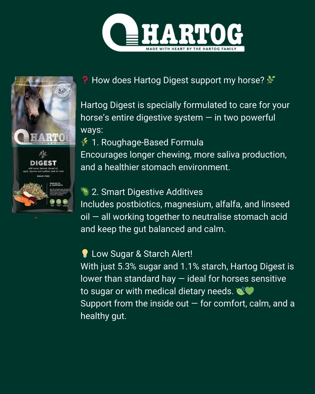 Hartog UK Equine feeds | Buxhall