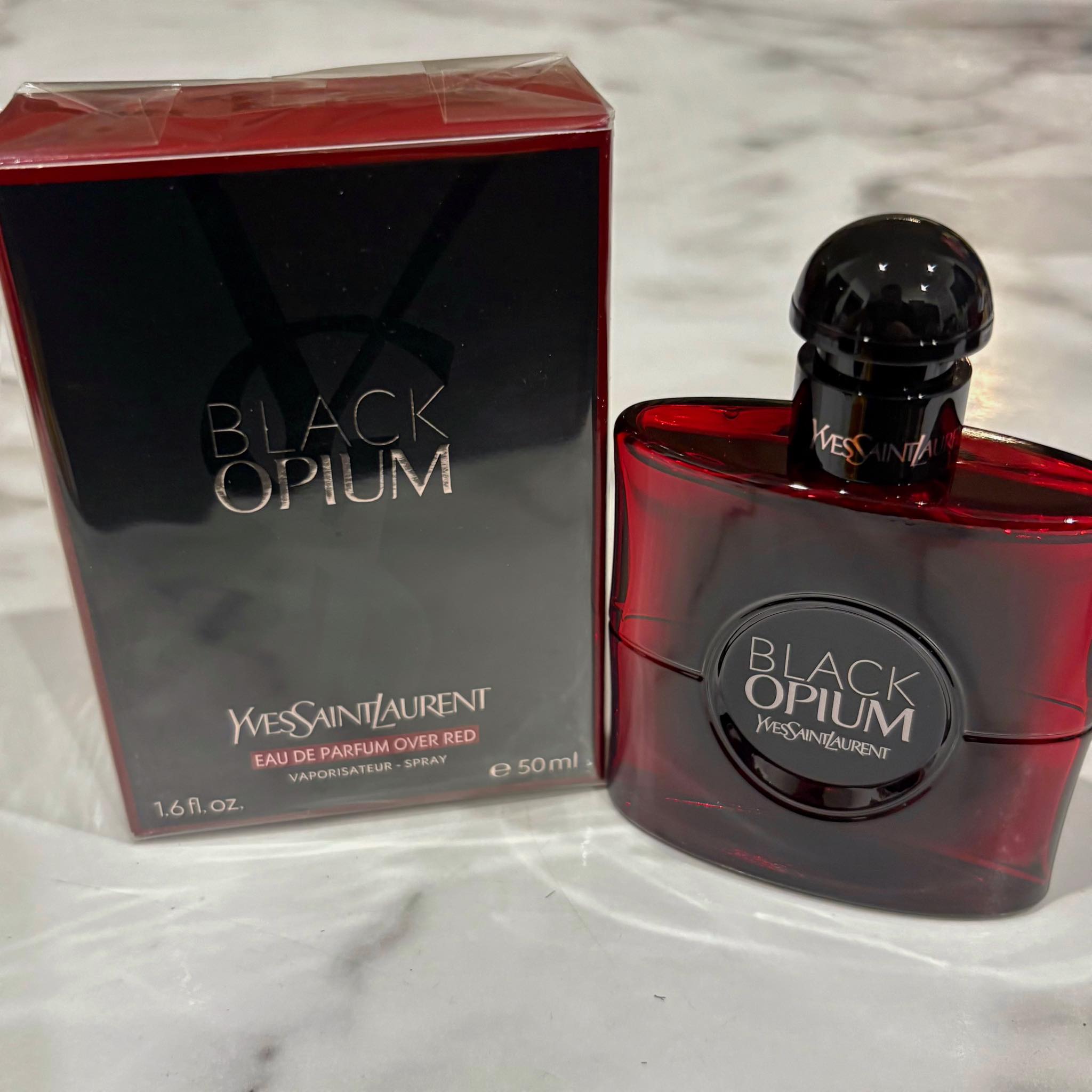 YSL Black Opium Eau de Parfum Over Red 50ml WAS £105 NOW £49 
