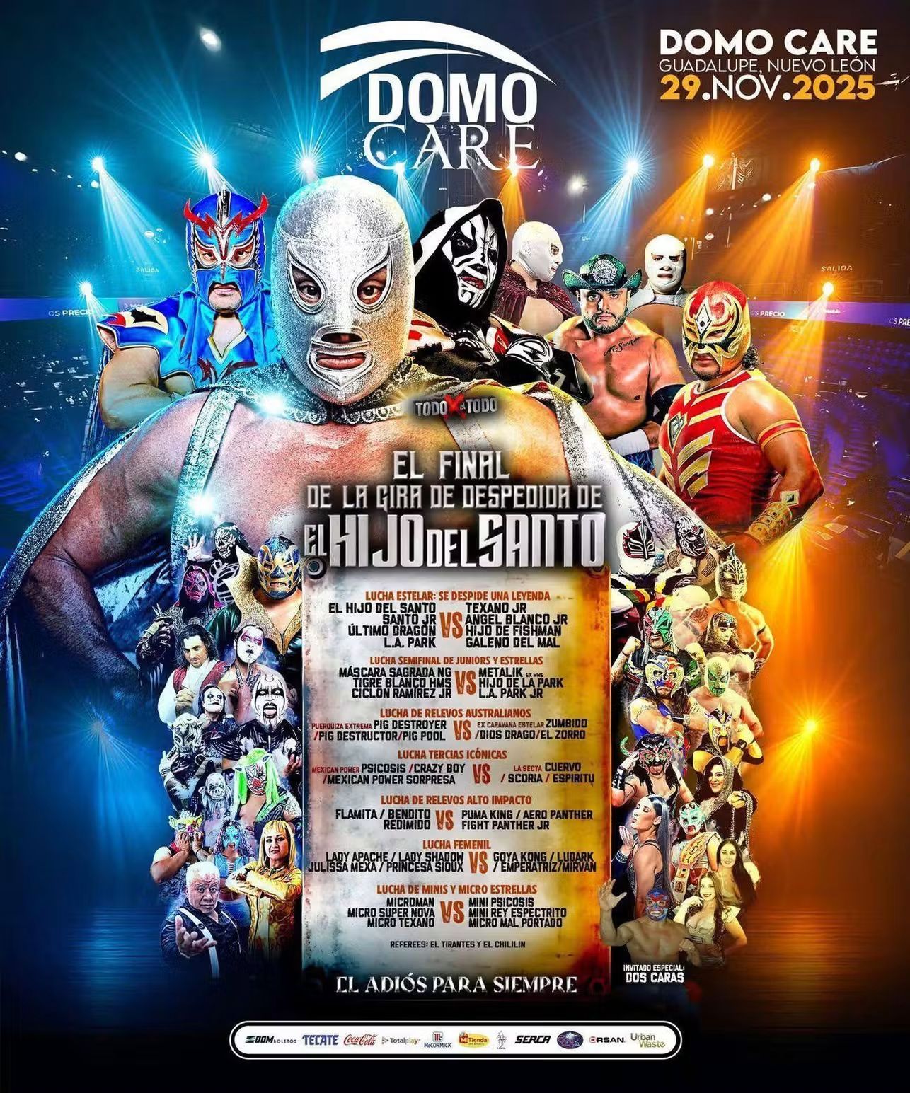Más - 💥 El Final de la Gira de despedida de El Hijo del Santo llega a ...