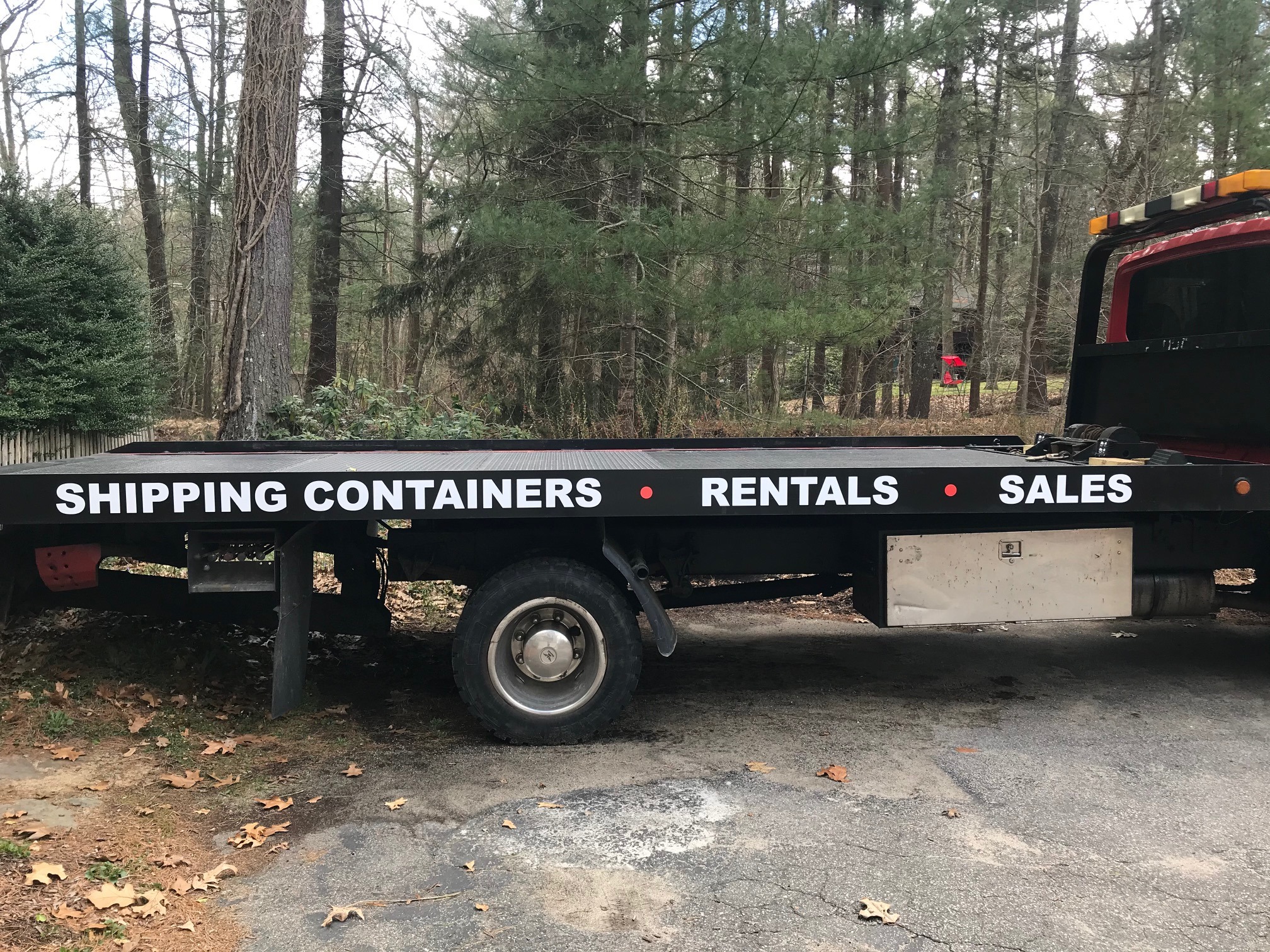 New lettering on the truck -... - Plymouth Container Storage