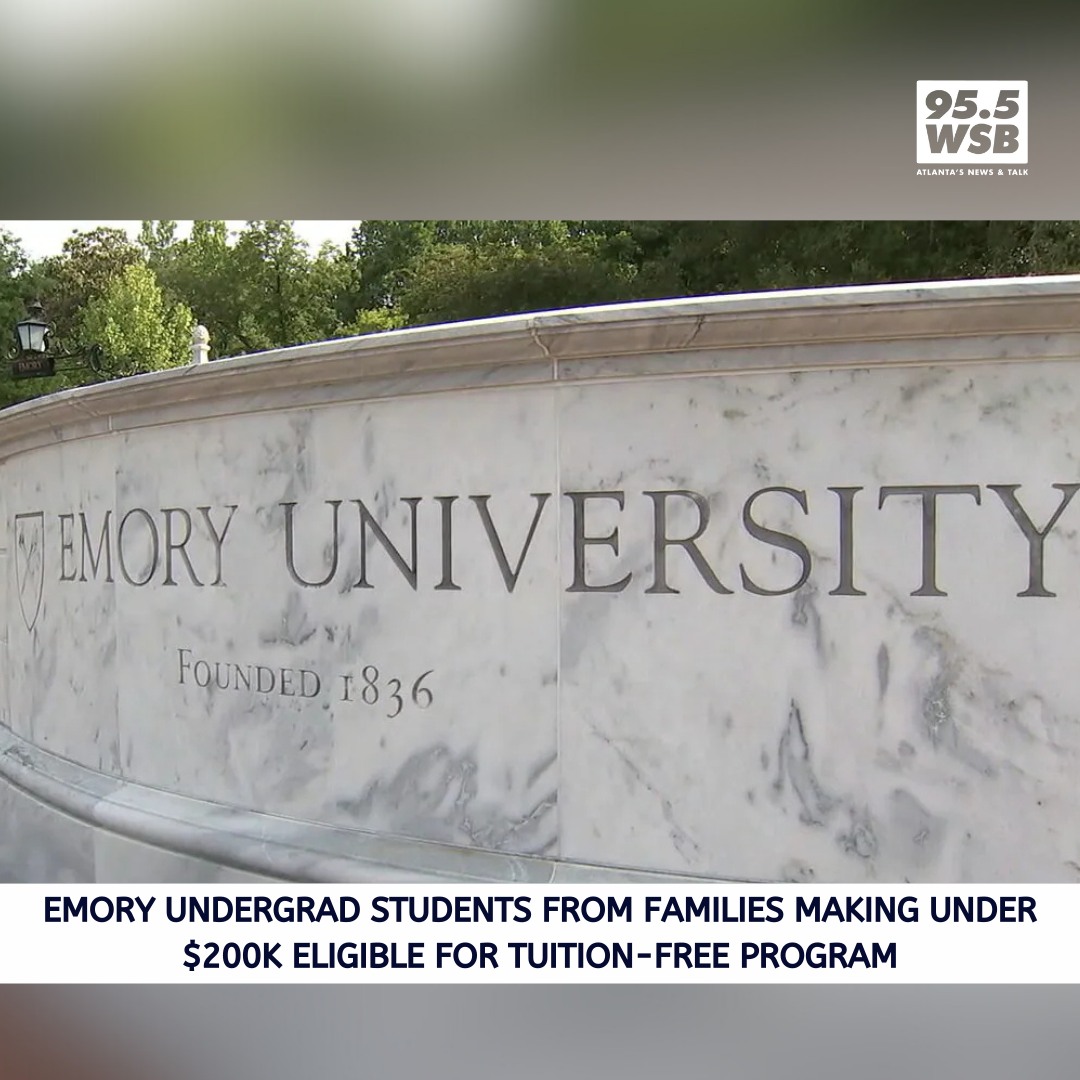 95.5 WSB - Beginning in the fall 2026 semester, all Emory... | Facebook