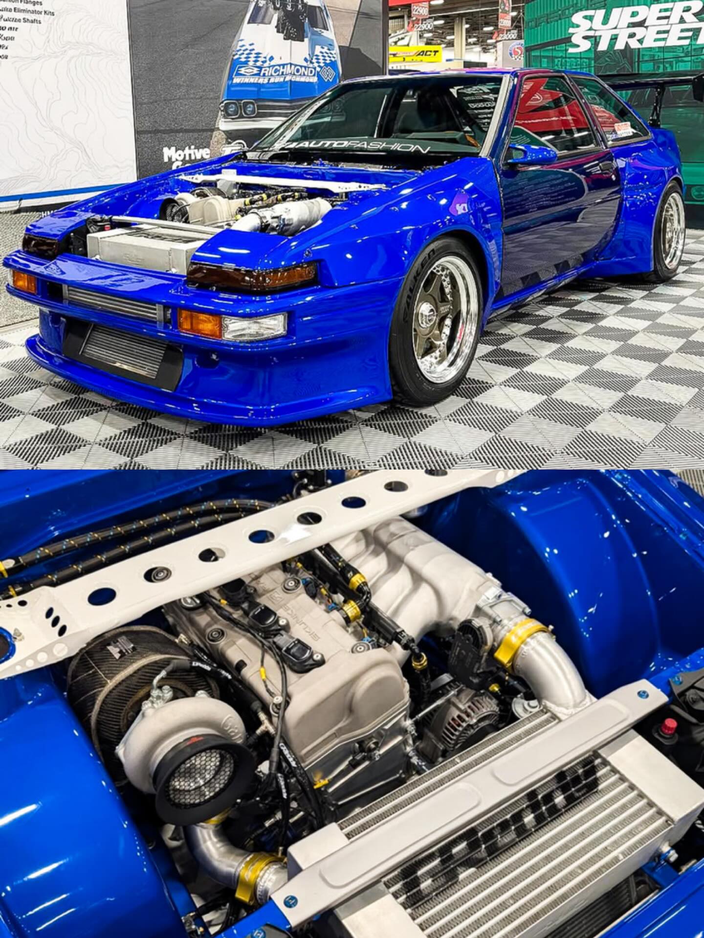 Checkout @autofashion_usa Toyota AE86 rocking a built 2.7L K