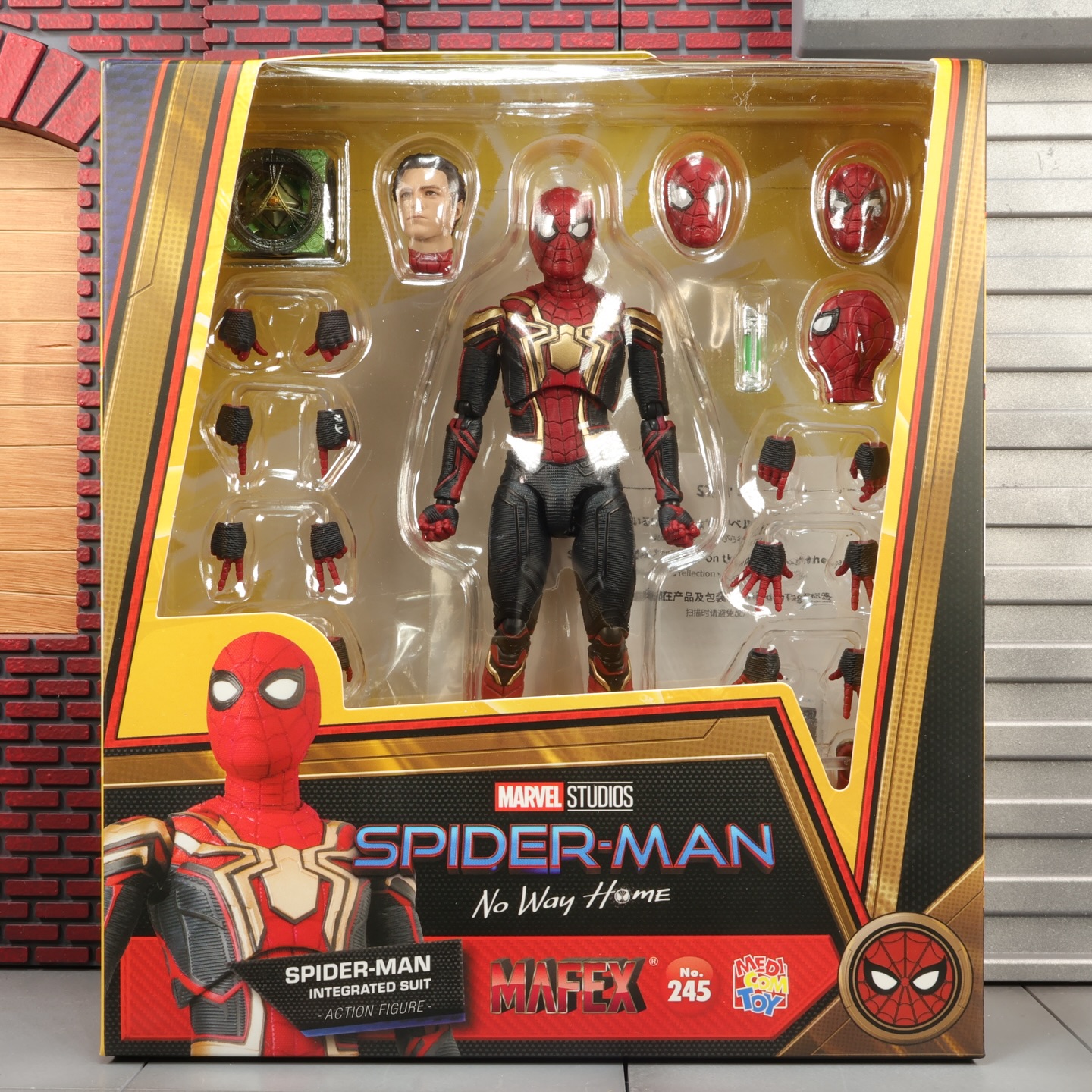 Medicom Toy Mafex No. 245 Marvel SPIDER-MAN INTEGRATED SUIT Spider 