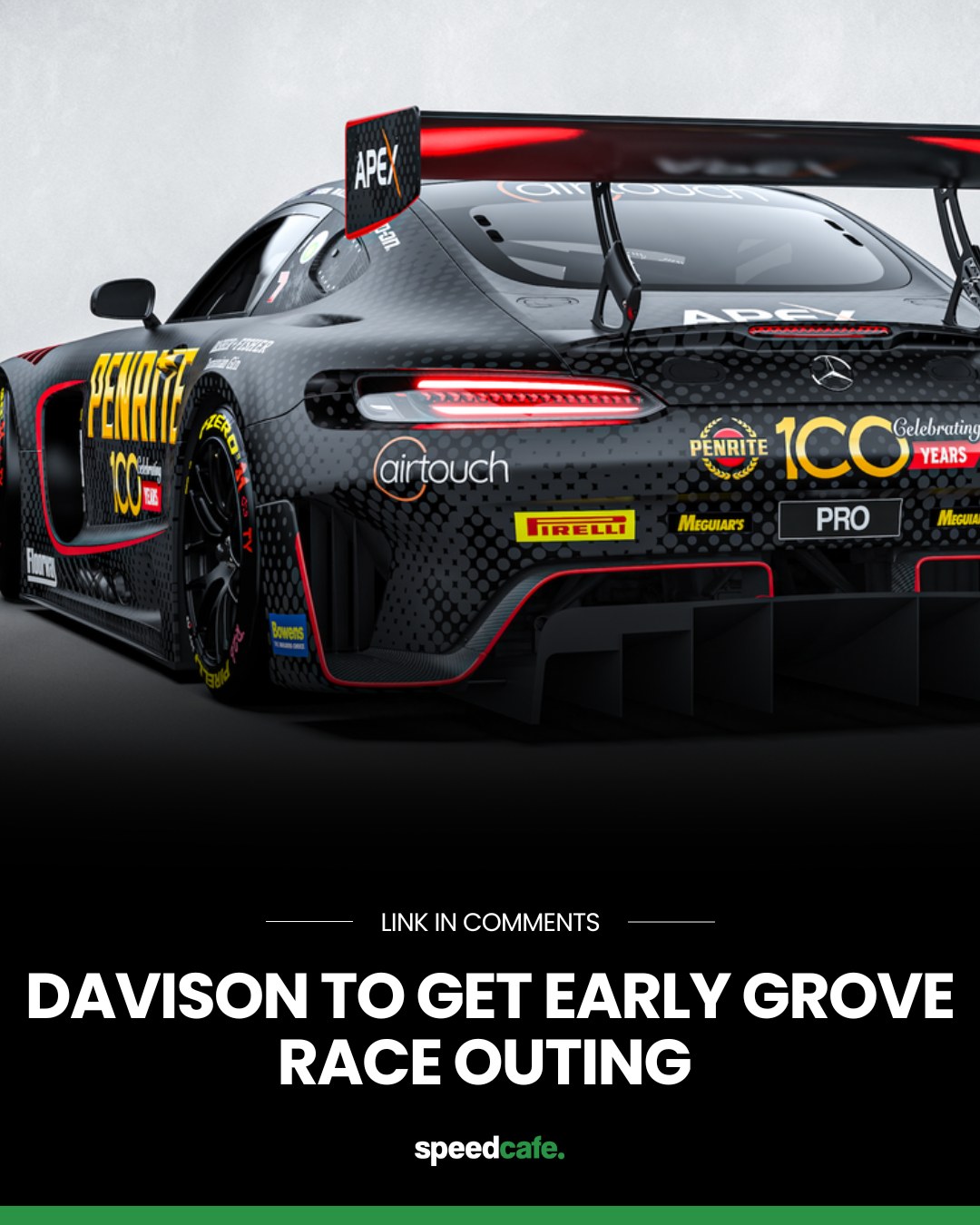 Speedcafe.com - Will Davison's first race outing with the Groves will ...