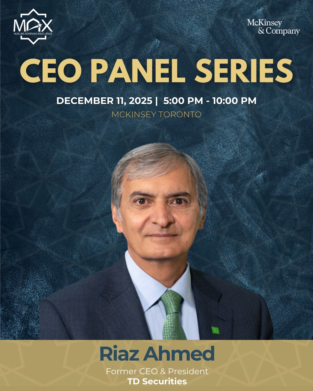MAX - We are excited to have Riaz Ahmed join us as a speaker at our ...