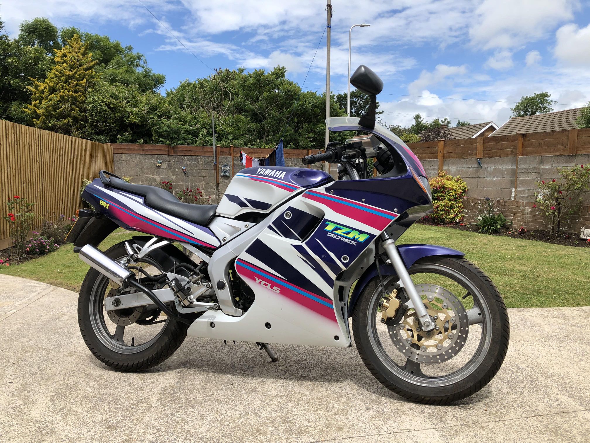 Rare! Classic Bike Shows follower Gordon Suddery's TZM150. It
