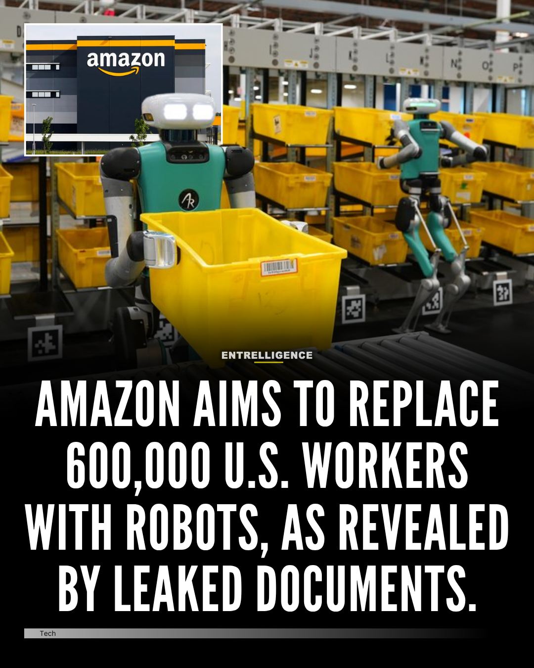 Entrelligence - 🚨BREAKING: Amazon is planning to replace or avoid ...
