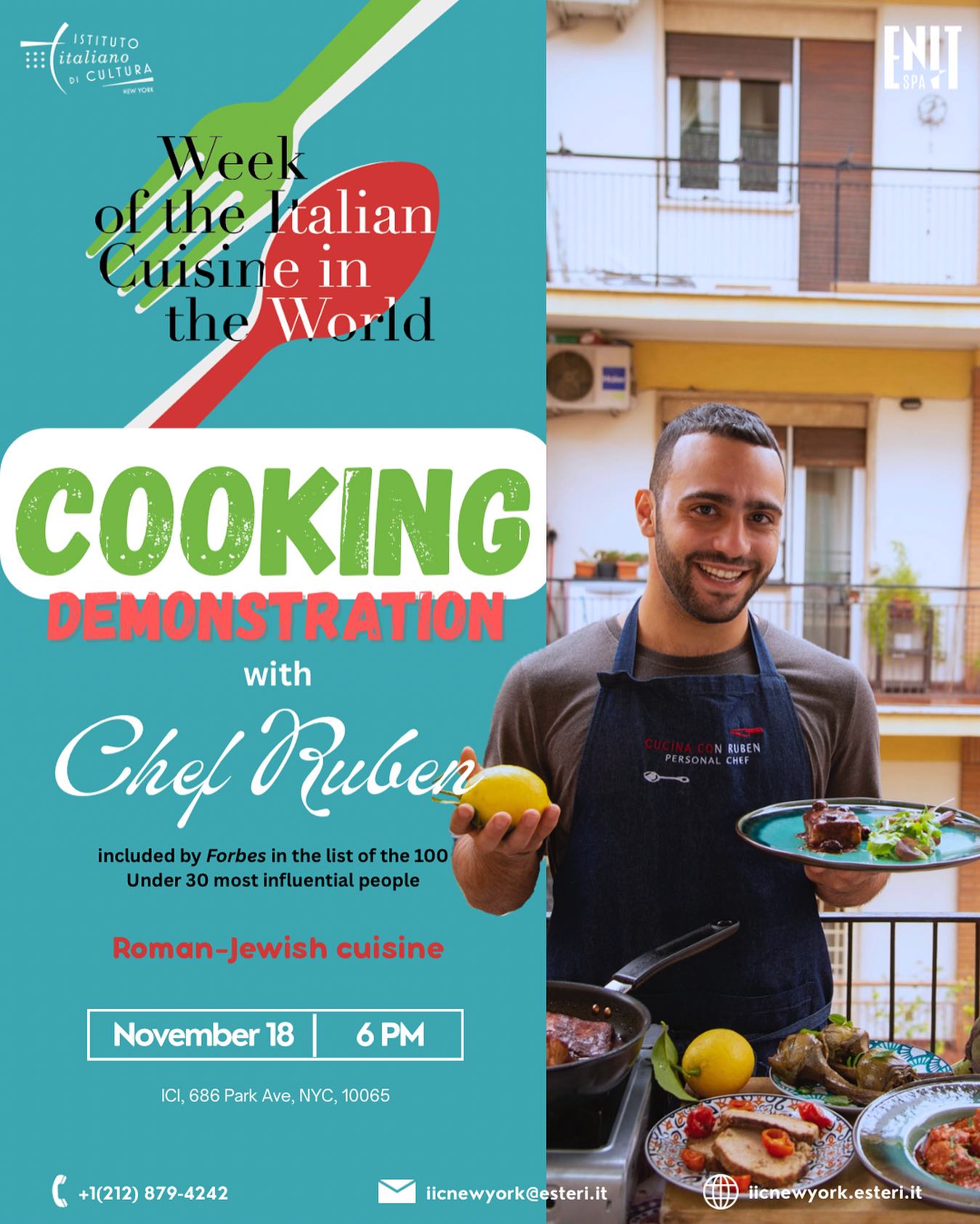 🍝 Food meets Art in NYC!... - Istituto Italiano Di Cultura | Facebook