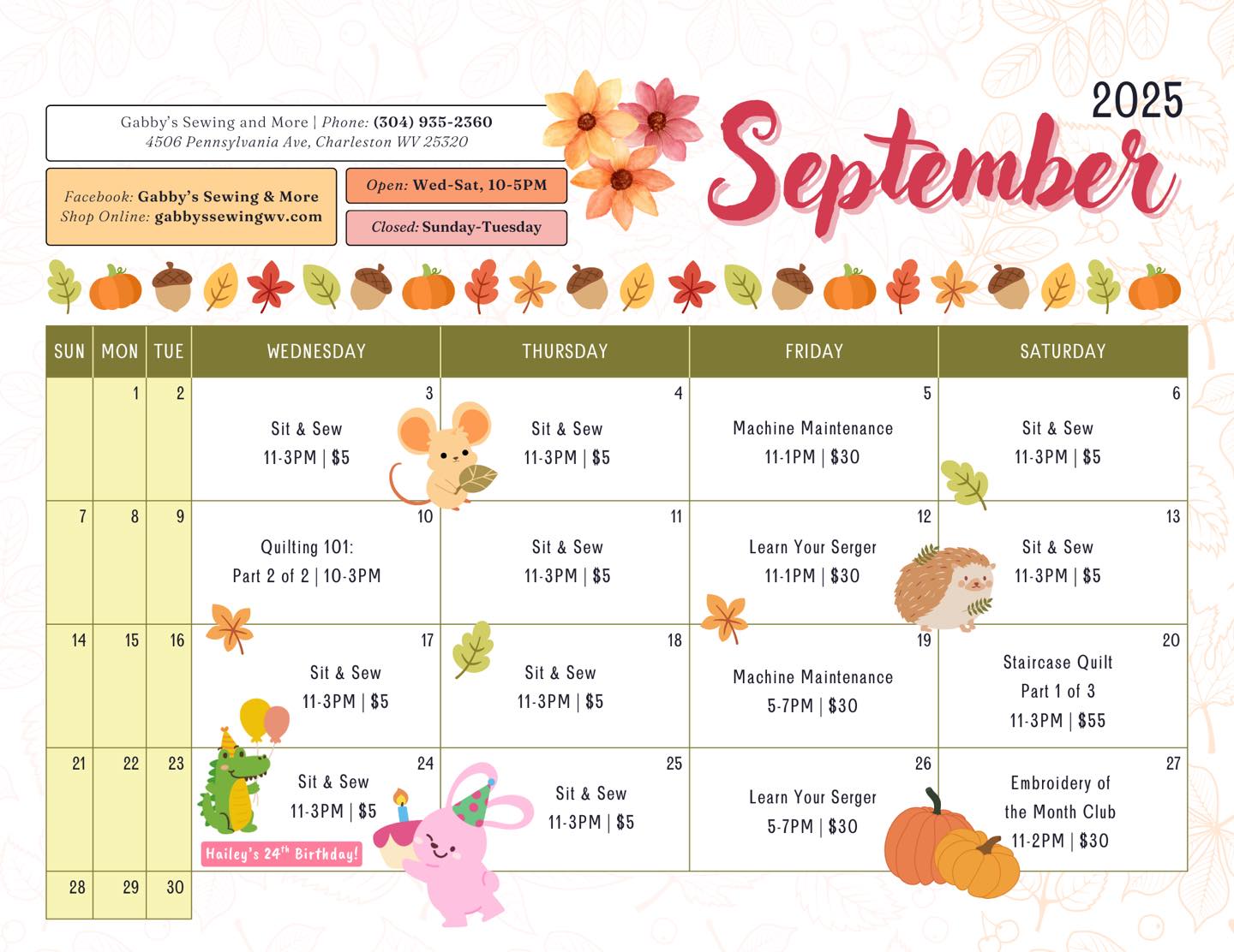 Gabby's - September is here, better late than never! 🍂 ️ We’ve got a ...