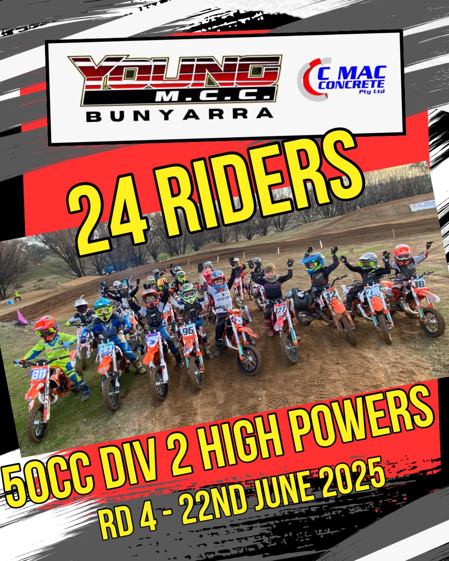 Young - Young MCC was super excited to see a total of 24 riders compete ...
