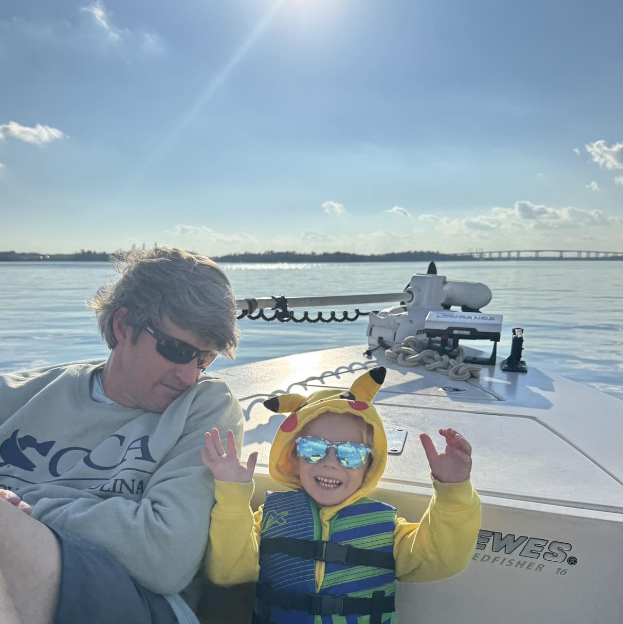 Haddrell's - He was HOW BIG Tristan? Running back to the dock swapping ...