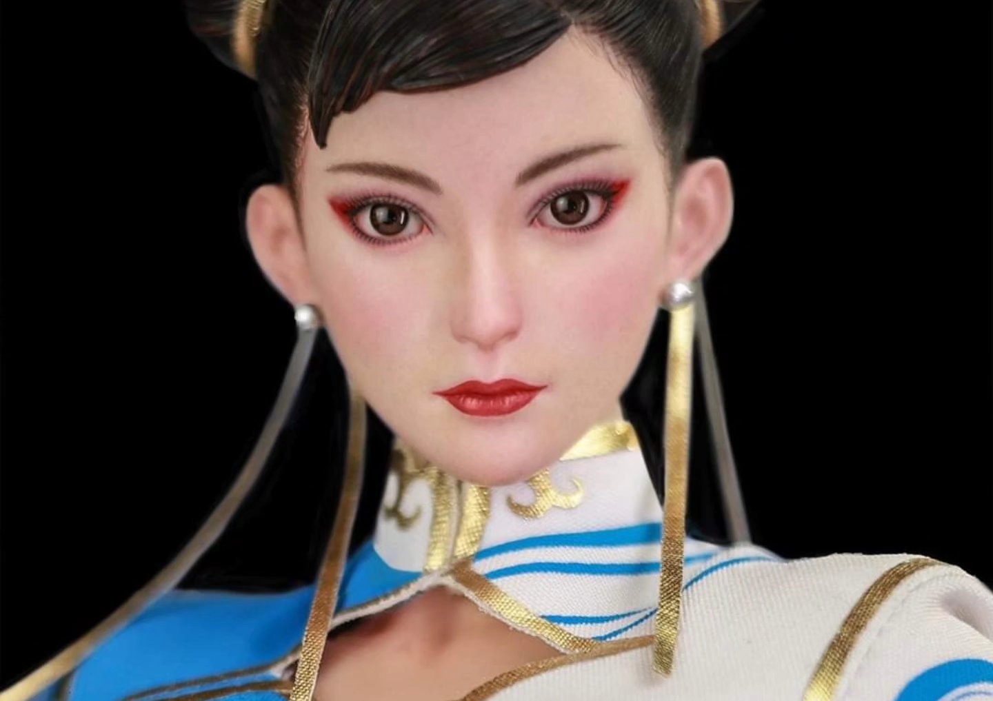 Star Man chunli MS011 1/6 Female Fighter ( Blue Cloud Pattern