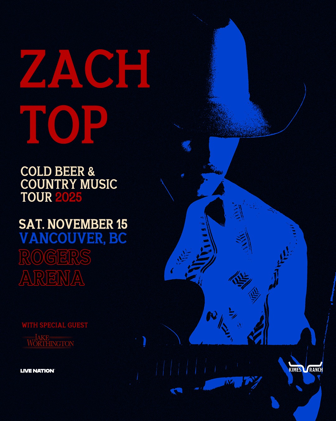 JUST ANNOUNCED 🚨 Zach Top is bringing his Cold Beer & Country