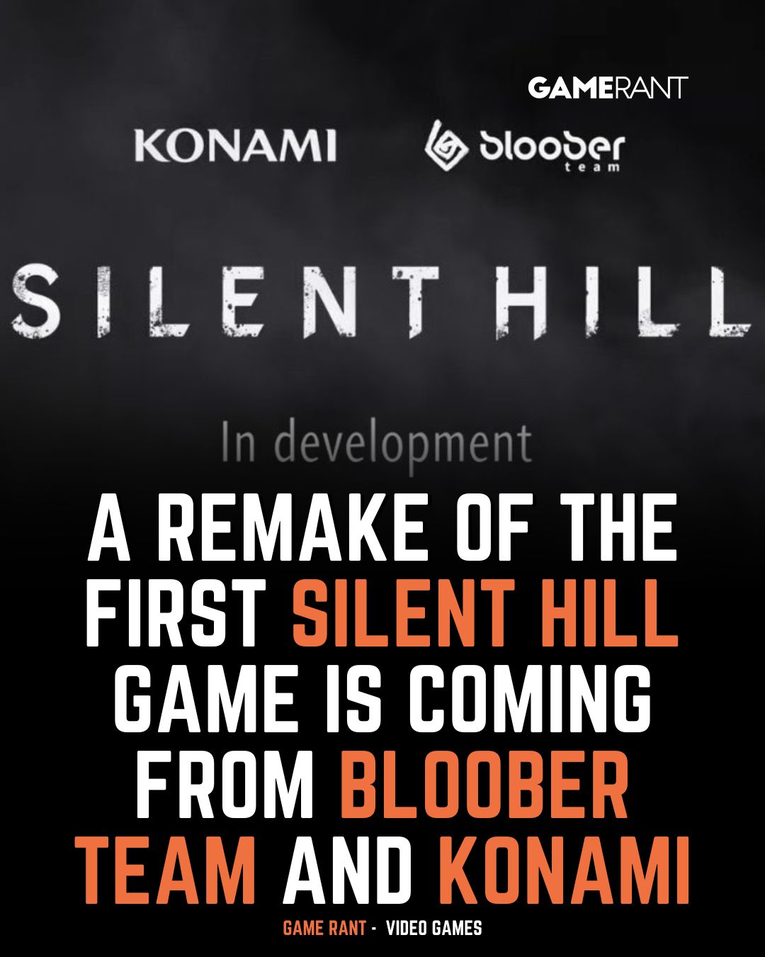 Game - A remake of Silent Hill is coming from Bloober Team and Konami ...
