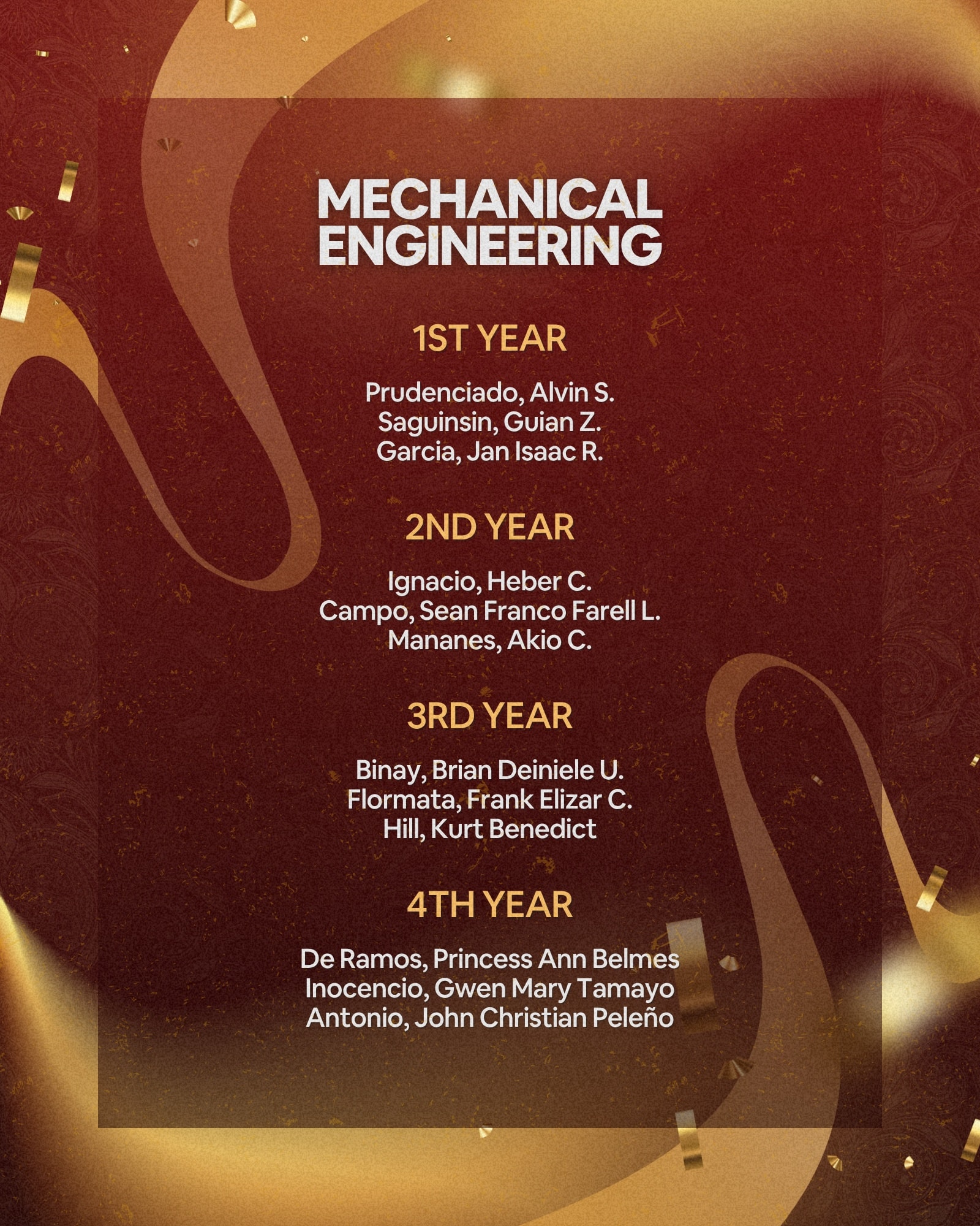 PLM College... - PLM College of Engineering - Student Council