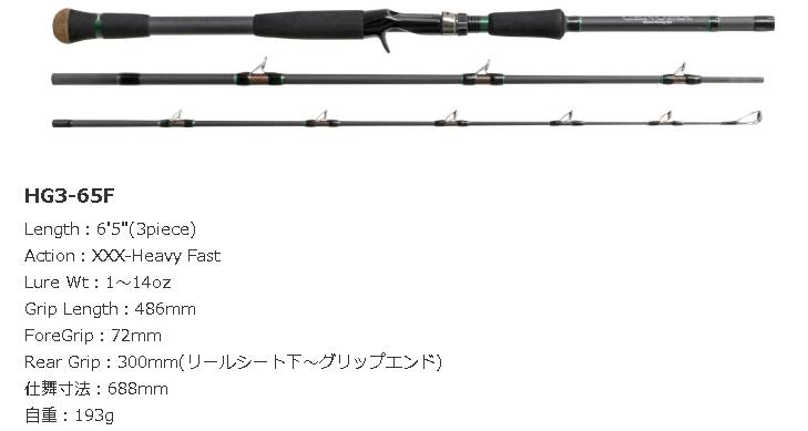 🔥新品deps旅行竿上架🔥 HUGE CUSTOM GENOMA ✓HG1-61R 售價: 6717 元