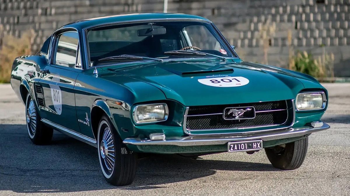 This rare export 1967 Ford Mustang was customized in Milan, Italy