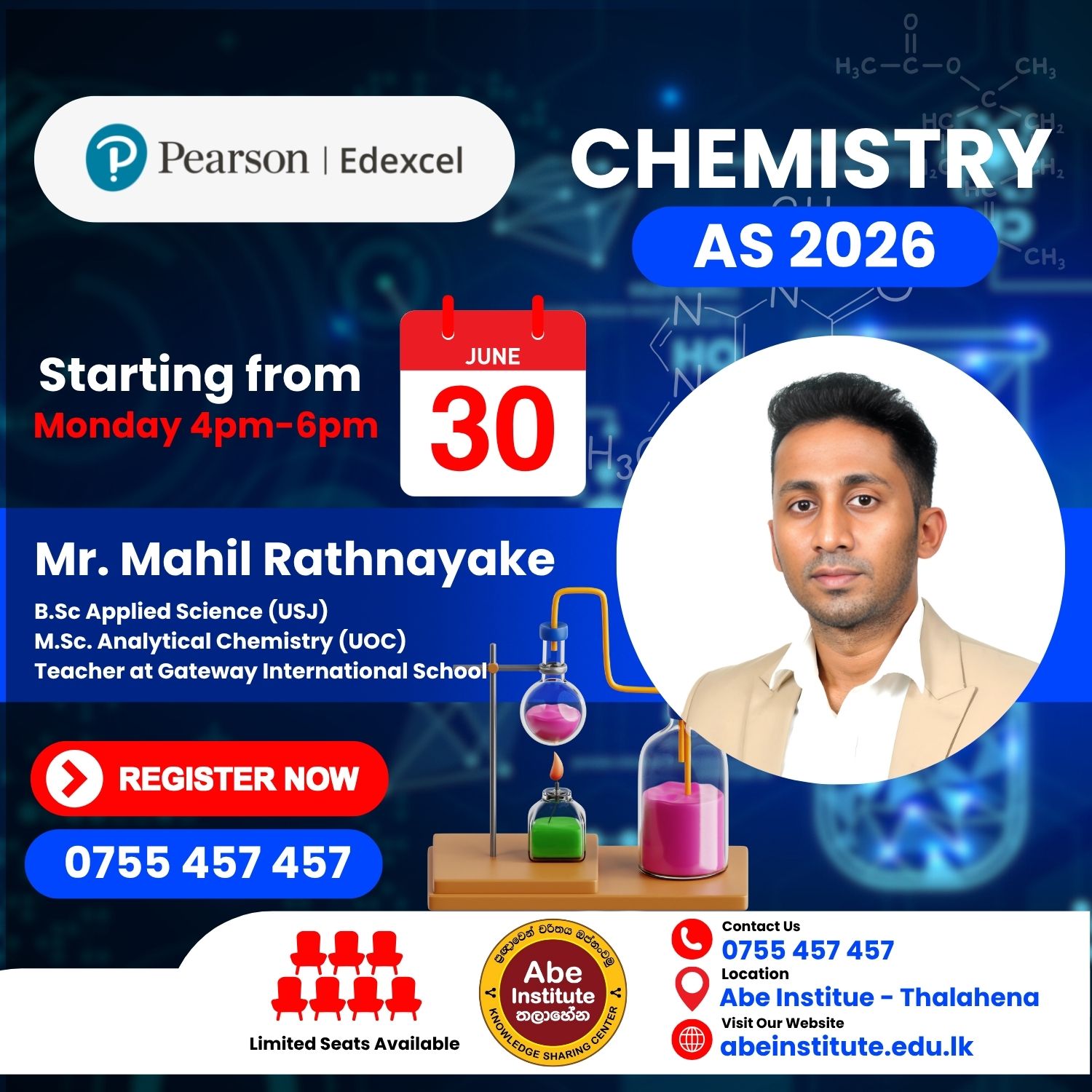 Abe Institute - 🧪 Master Edexcel Chemistry 2026 with... | Facebook