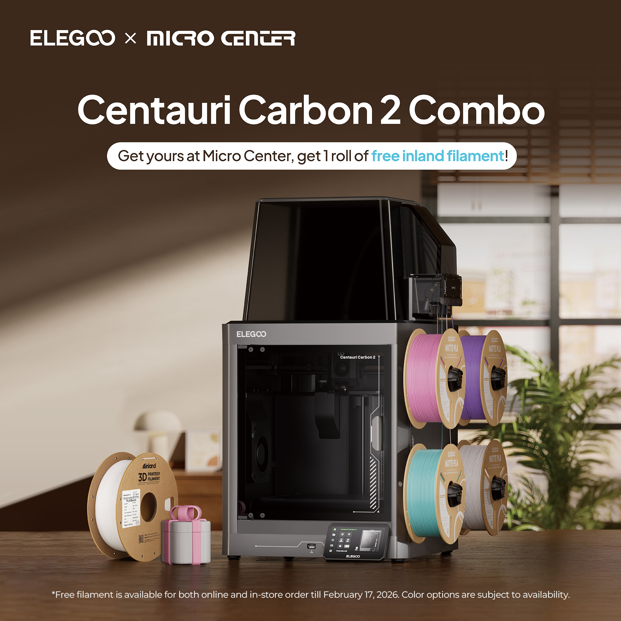 The NEW Elegoo Centauri Carbon 2 Combo is $50 off and the deal 