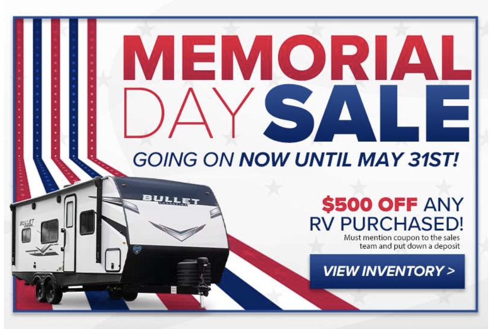 LAKE - 🇺🇸 Memorial Day Sale at LAKE TAWAKONI RV CENTER is still going ...