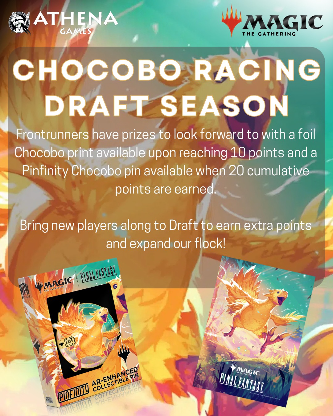 Athena - Join us for the race of your life as our Chocobo Racing drafts ...