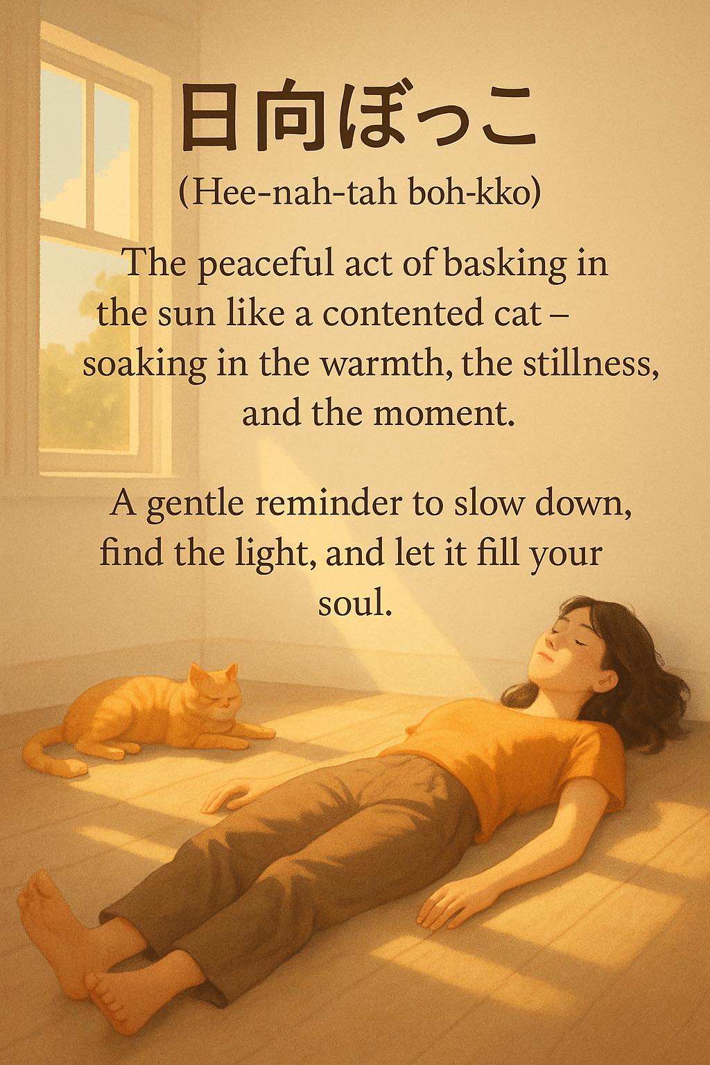 Dirty - #WOTD word of the day. hinatabokko- basking in the sun ☀️ Stop ...