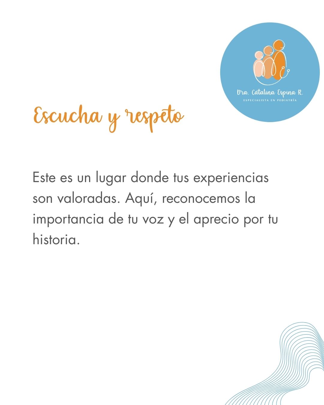 Dra. Catalina... - Dra. Catalina Espina Rodas - Pediatra
