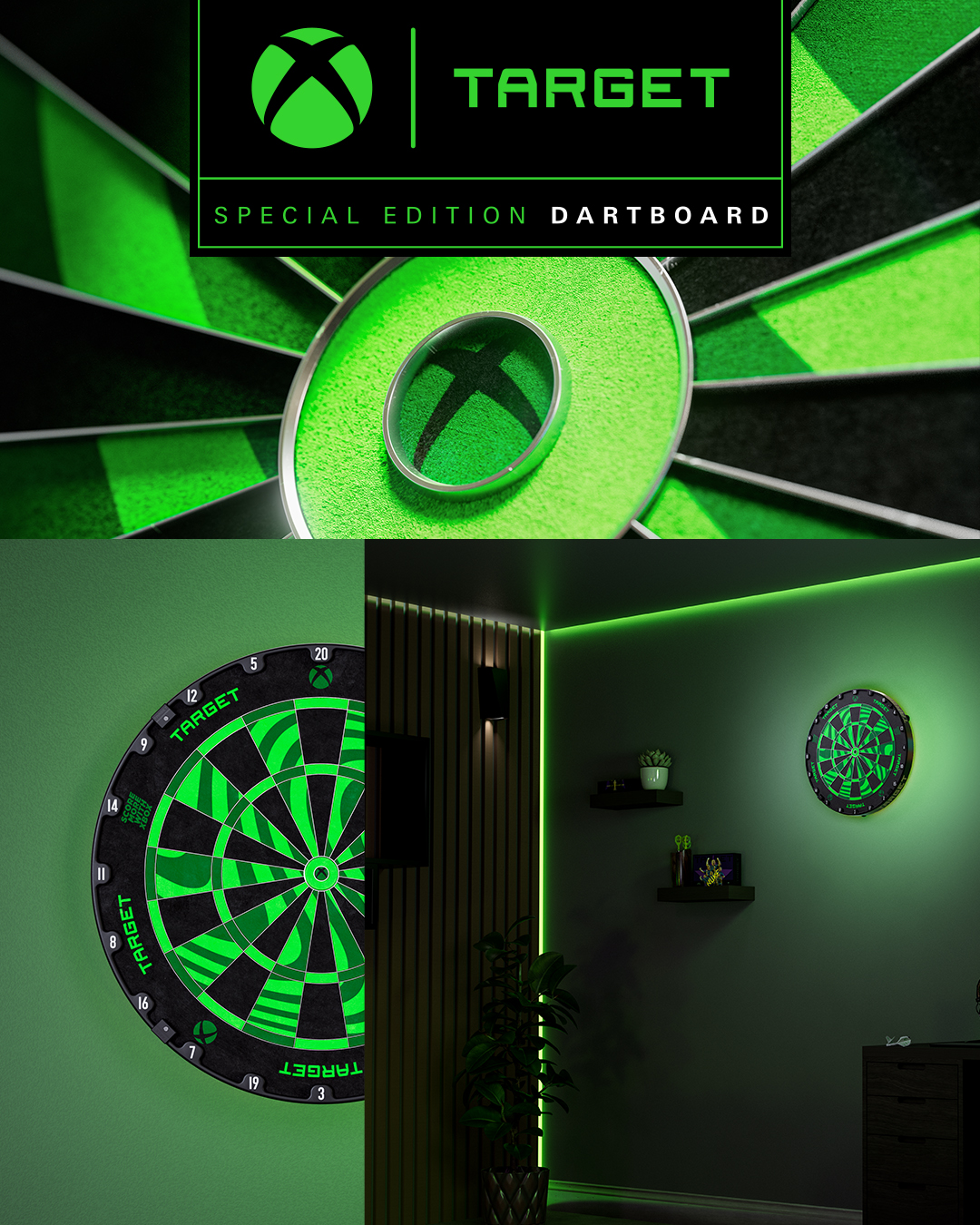 Target - Target | XBOX Special Edition Dartboard 🟢 The iconic green ...