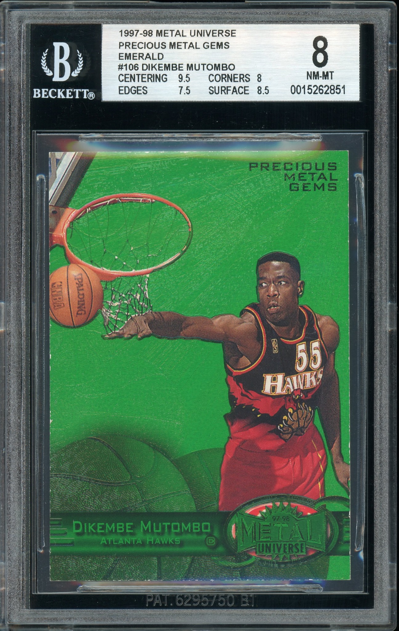 1997-98 Skybox Metal Universe Basketball 100 Card Set