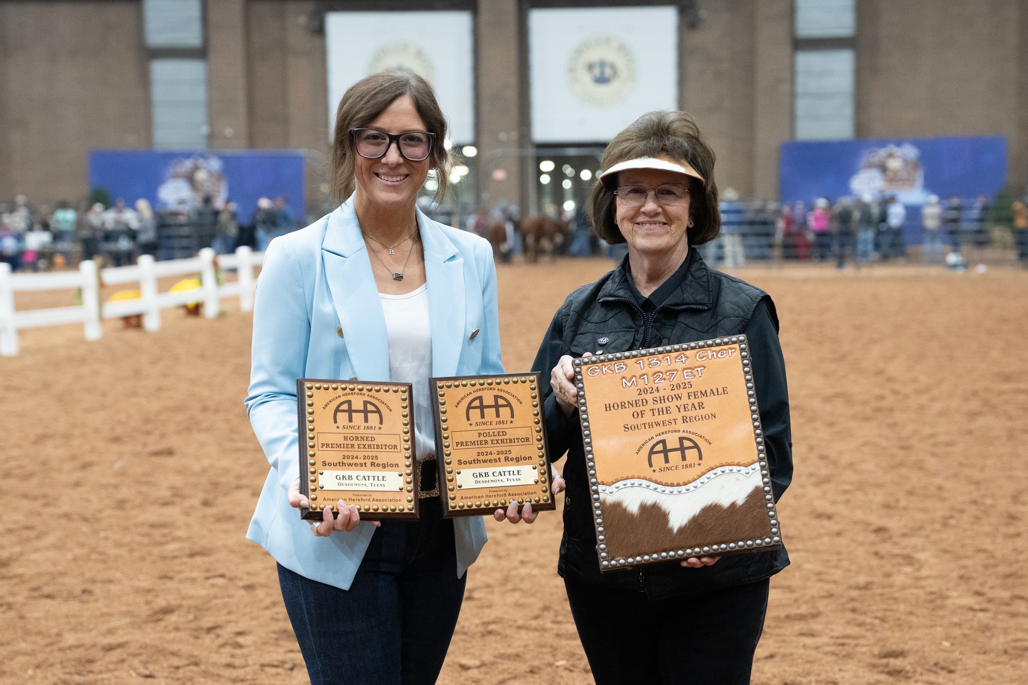 American - Southwest Horned Show Female of the Year went to GKB Cattle ...