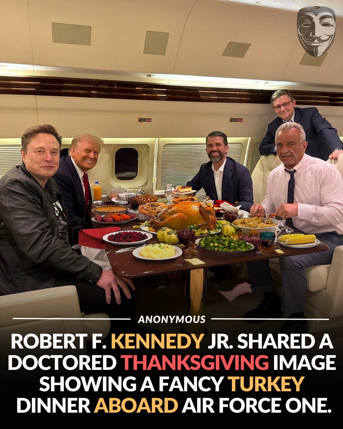 Anonymous - Robert F. Kennedy Jr. shared a lavish Thanksgiving dinner ...