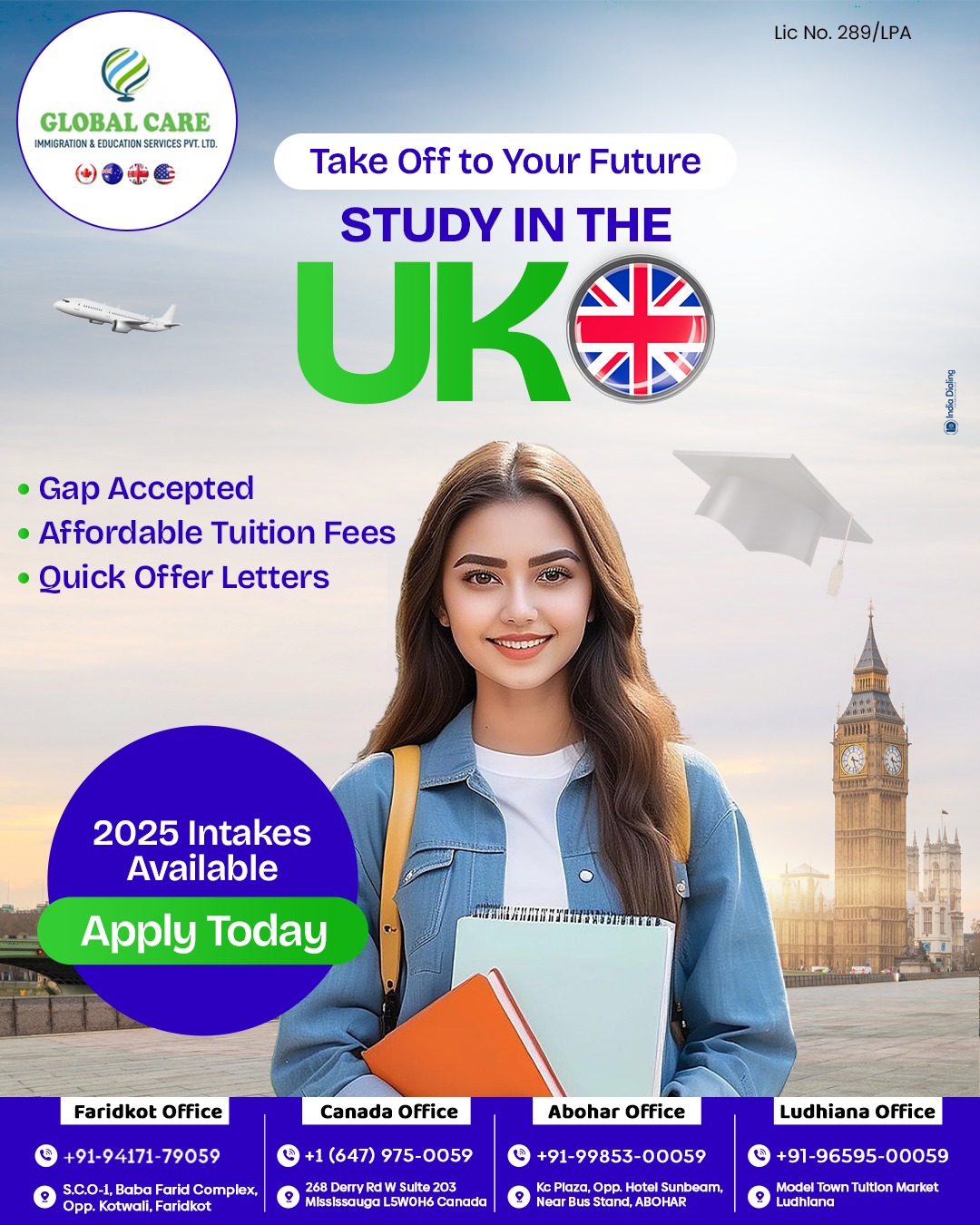 Global - ️ Take Off to Your Future – Study in the UK! 🇬🇧 🎓 2025 Intakes ...