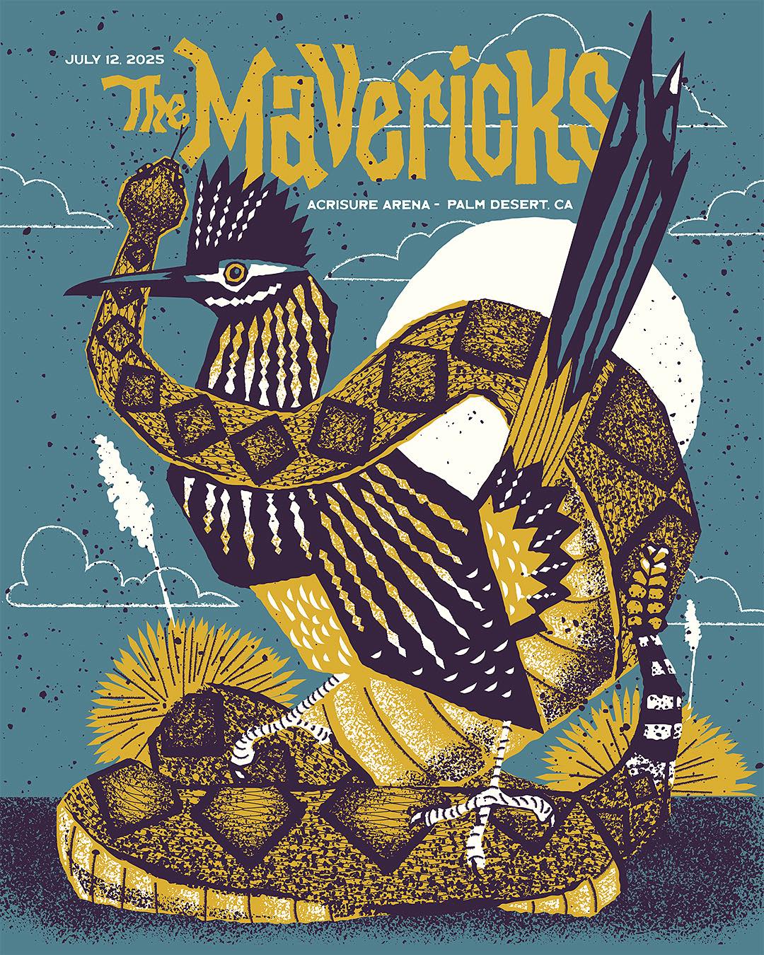 Sneak peek at our Palm Desert 7.12.25 show poster from our good