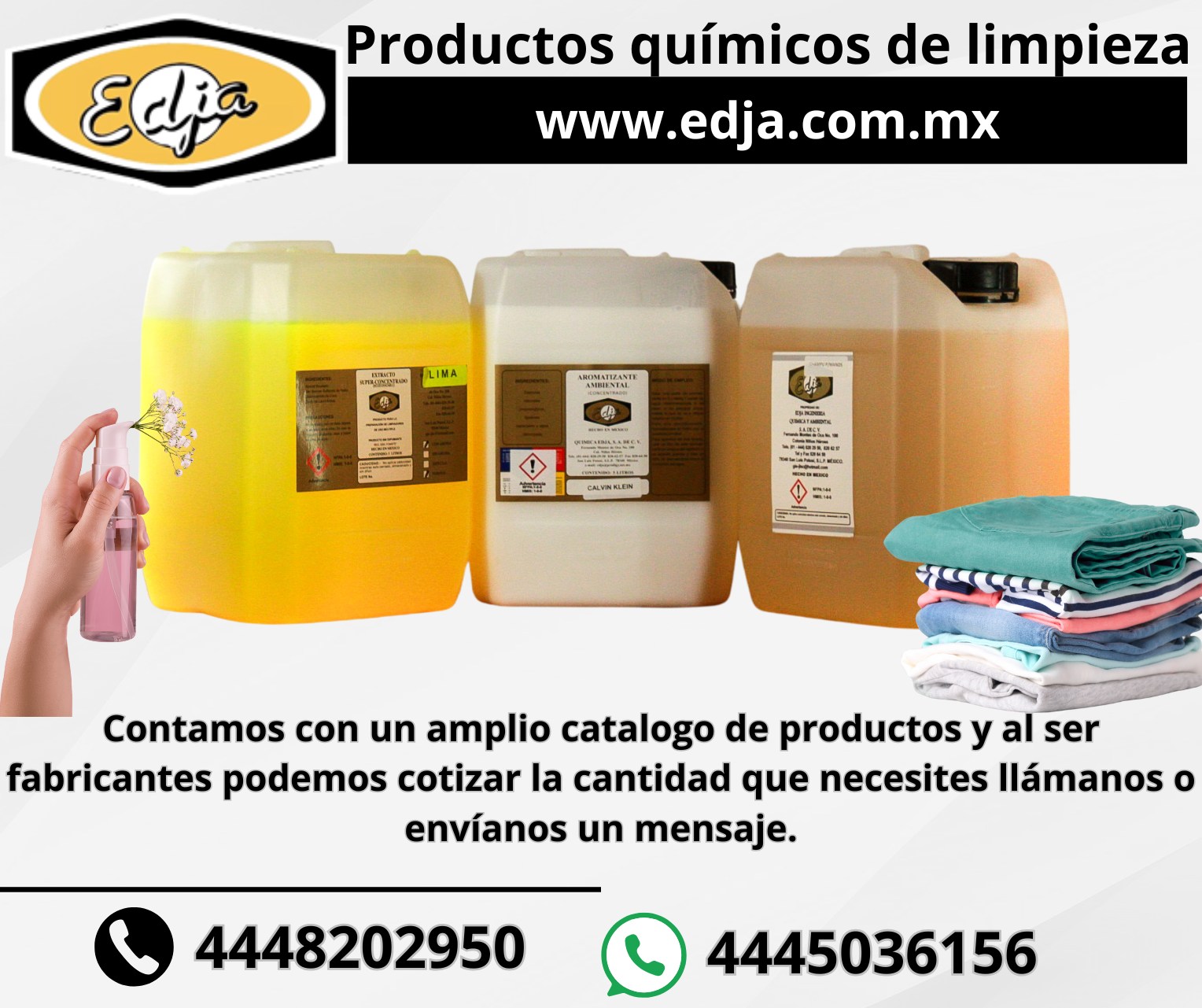 Edja Productos químicos de limpieza | San Luis Potosí