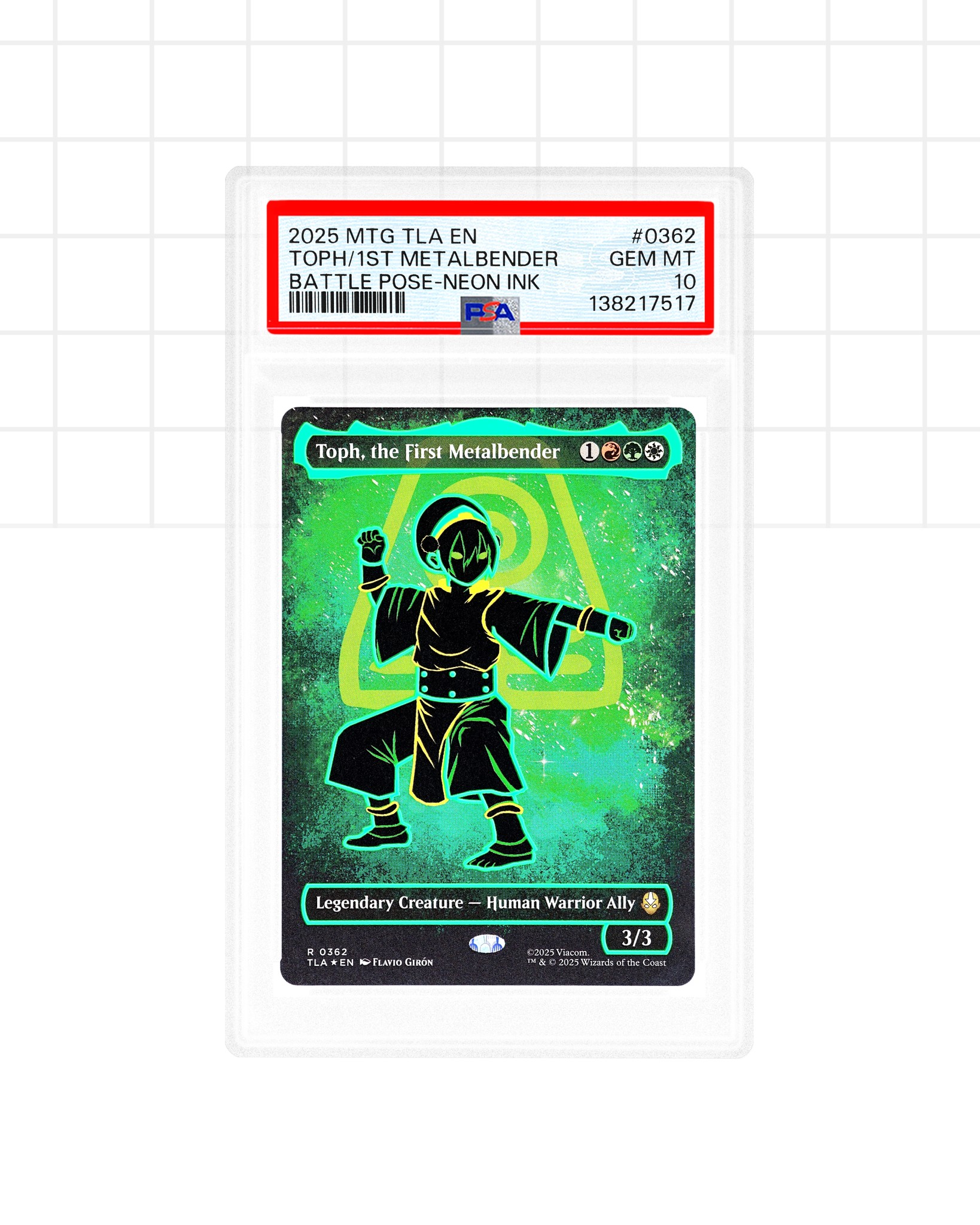 toph card sleeves Toph: Metalbending(ATLA/WX04-029ATR)  Sleever Queen earthbend 2 BCW 100 Count Card Sleeve