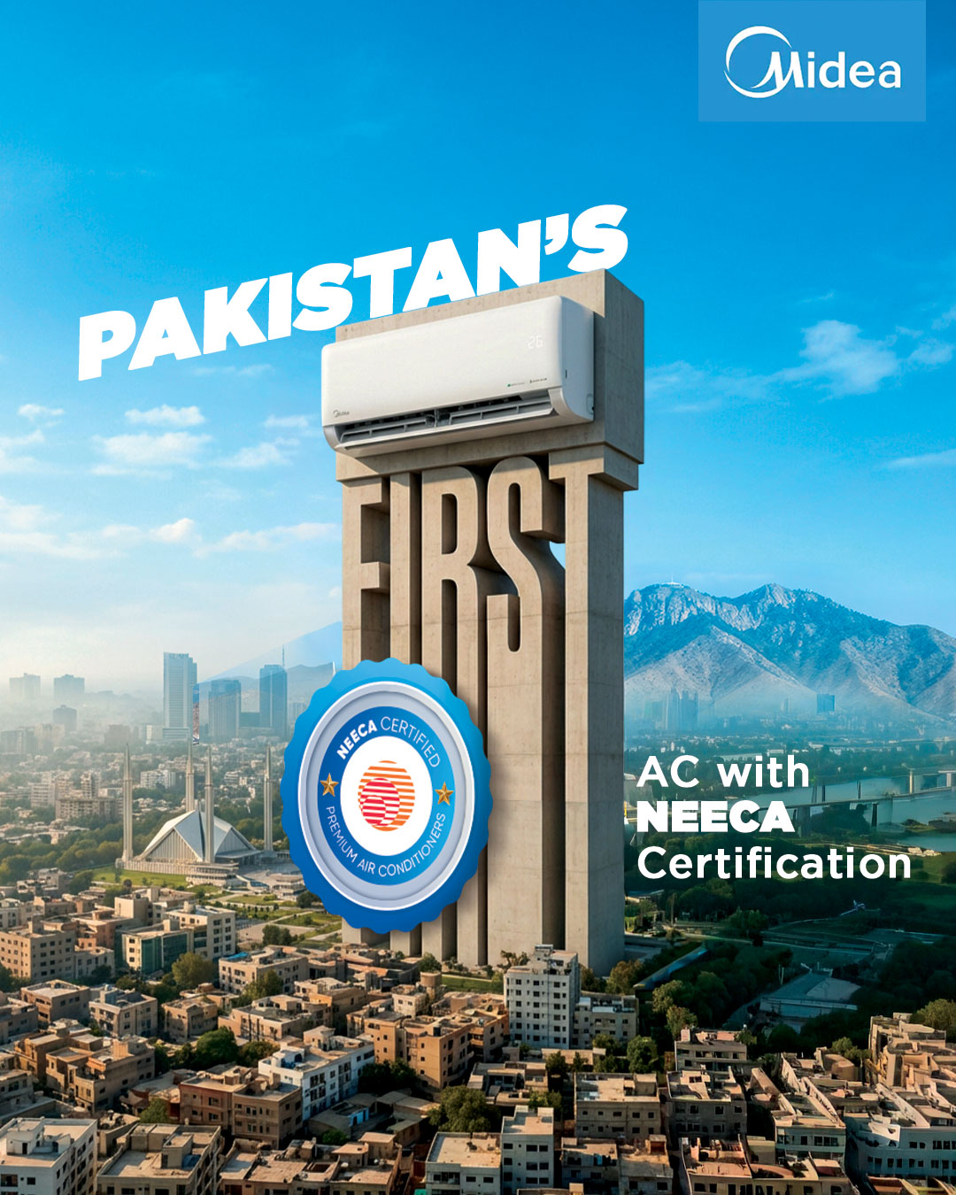Midea - Midea is proud to introduce Pakistan’s first AC certified by ...