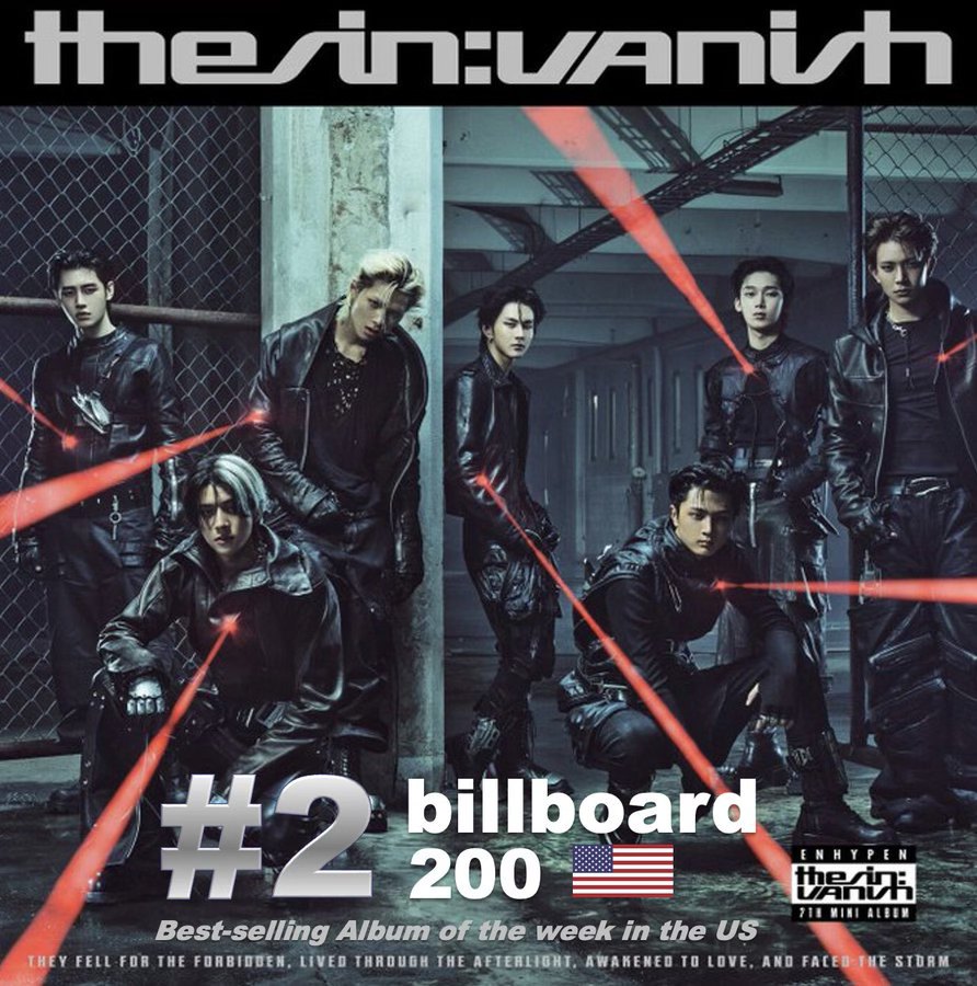 ENHYPEN lands first #1 spot on Billboard 200 with EP 'The Sin: Bliss'