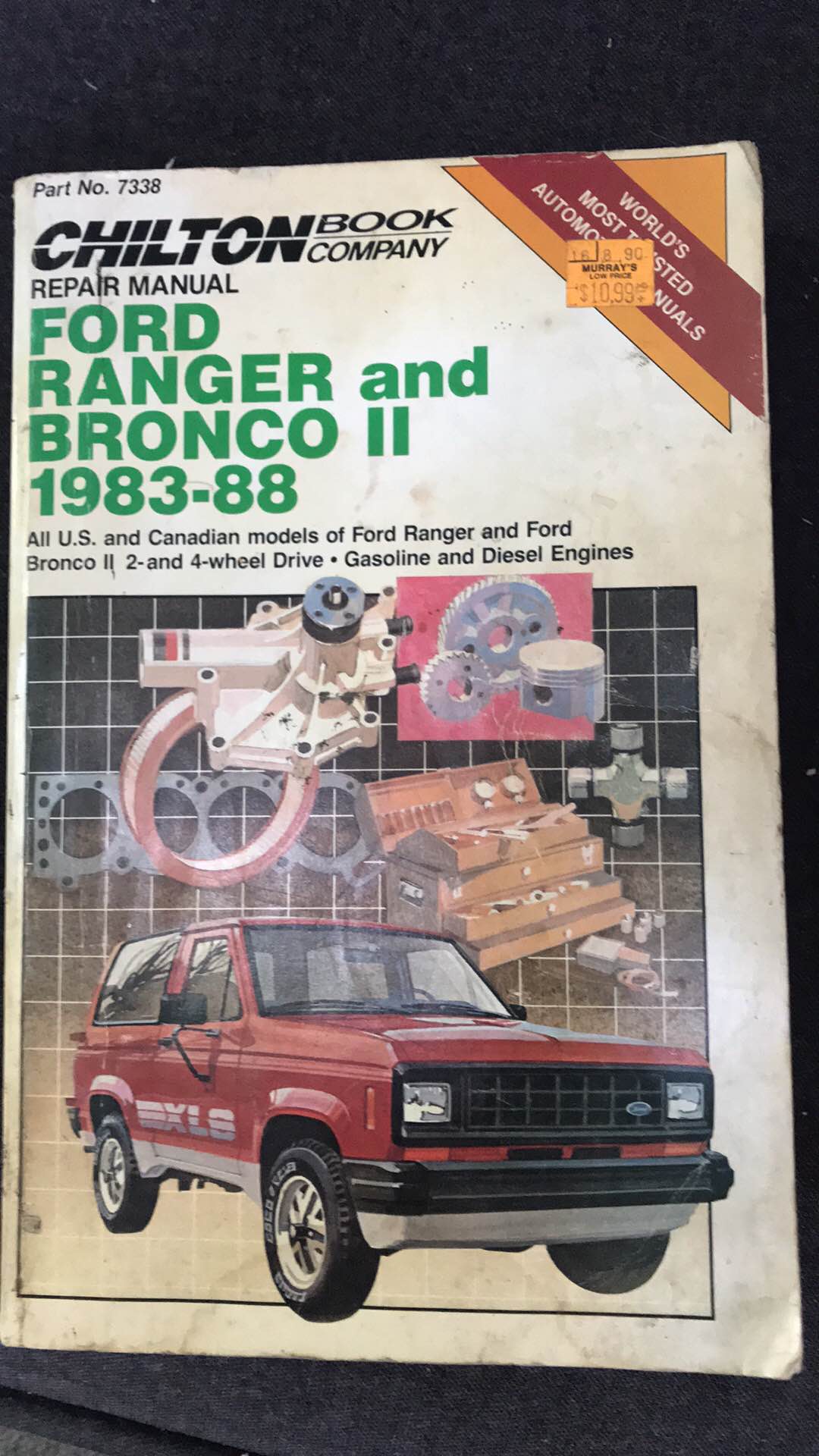 Chilton’s Repair Manual Ford Ranger and Bronco II 1983 - 88 - Books ...
