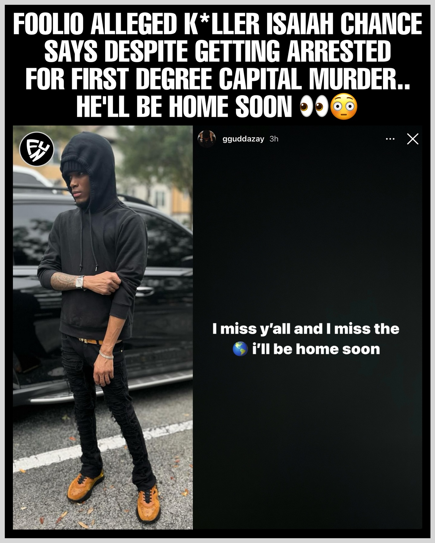 Floridaupnext - #Foolio alleged k*ller Isaiah chance says... | Facebook