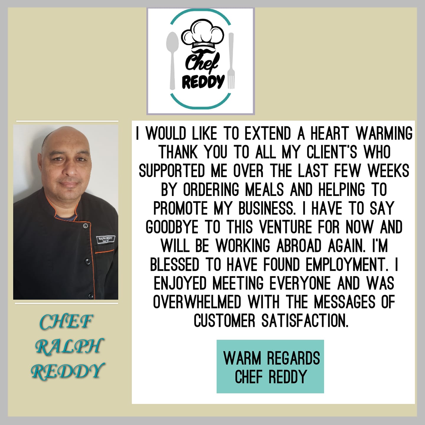 CHEF REDDY
