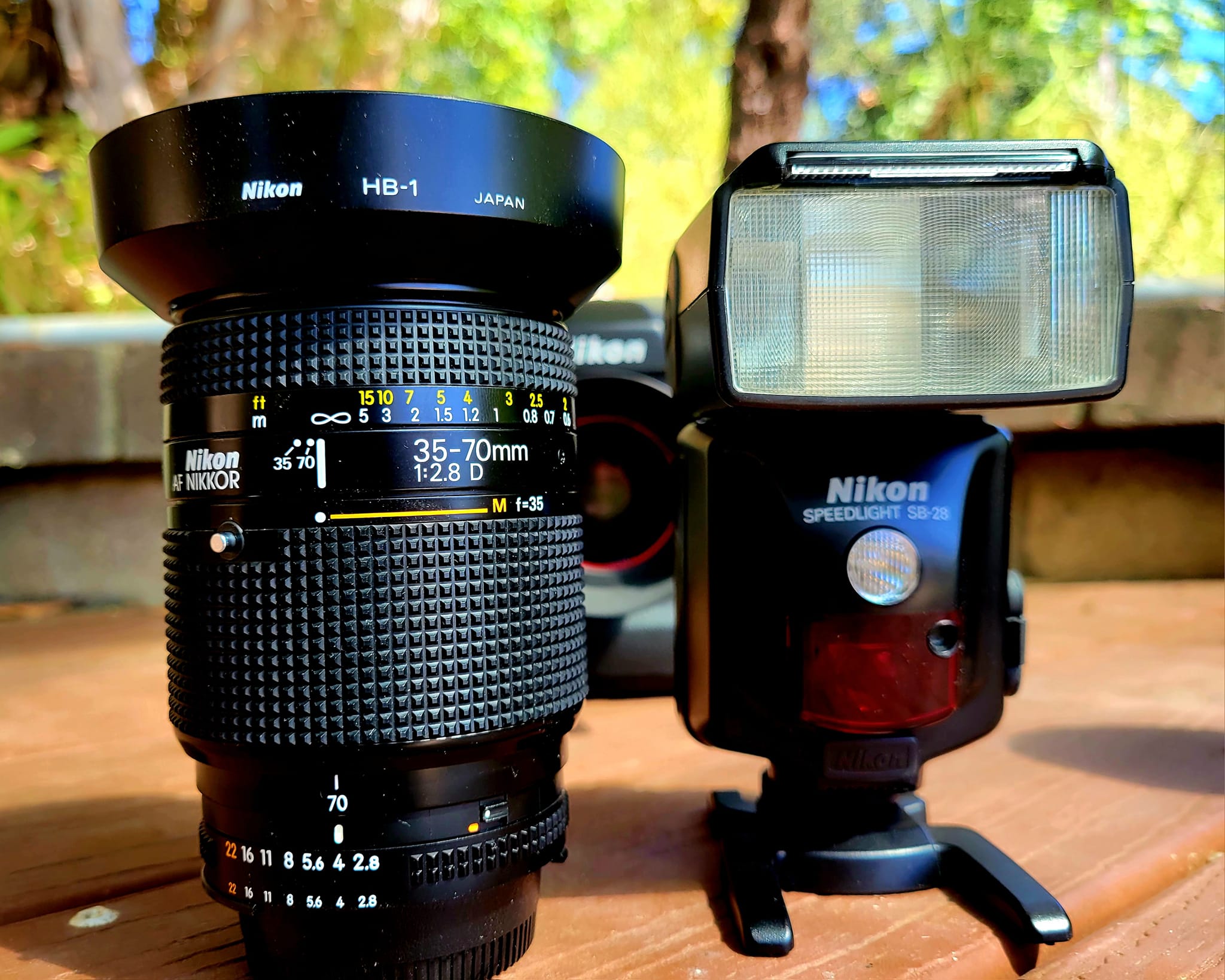 Here are some classic Nikon AF-D lenses: the Nikon AF-D 35-70mm F 