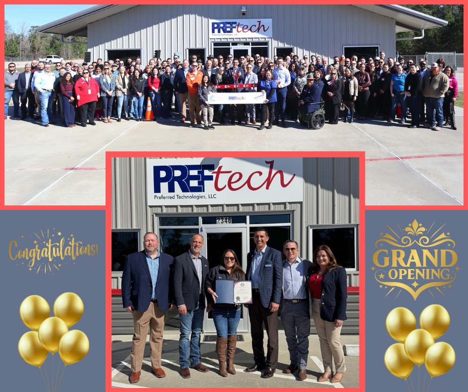 🎉 Big congratulations to PrefTech on your grand opening in Conroe ...