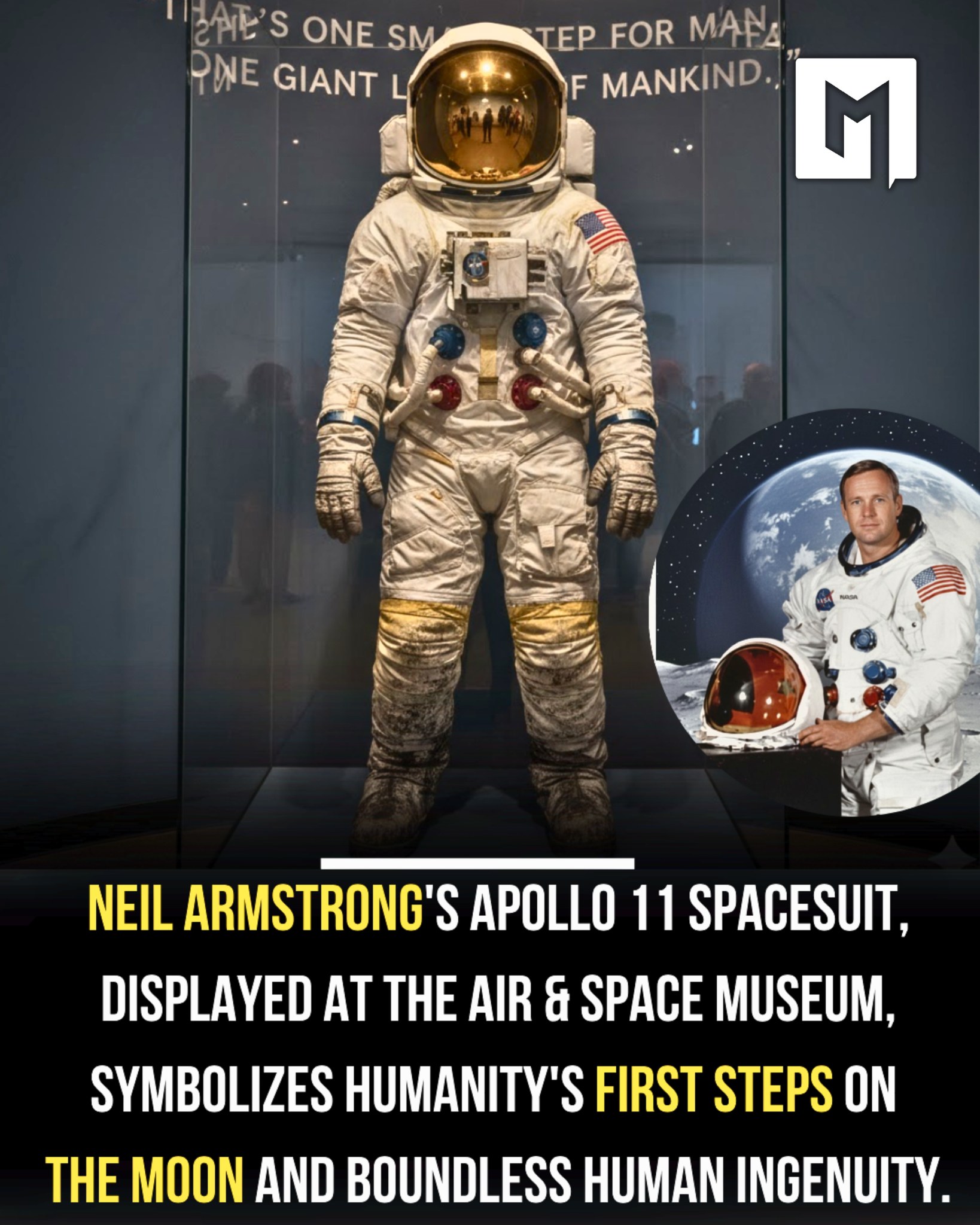 Mechanical - Neil Armstrong's Apollo 11 spacesuit, which is conserved ...