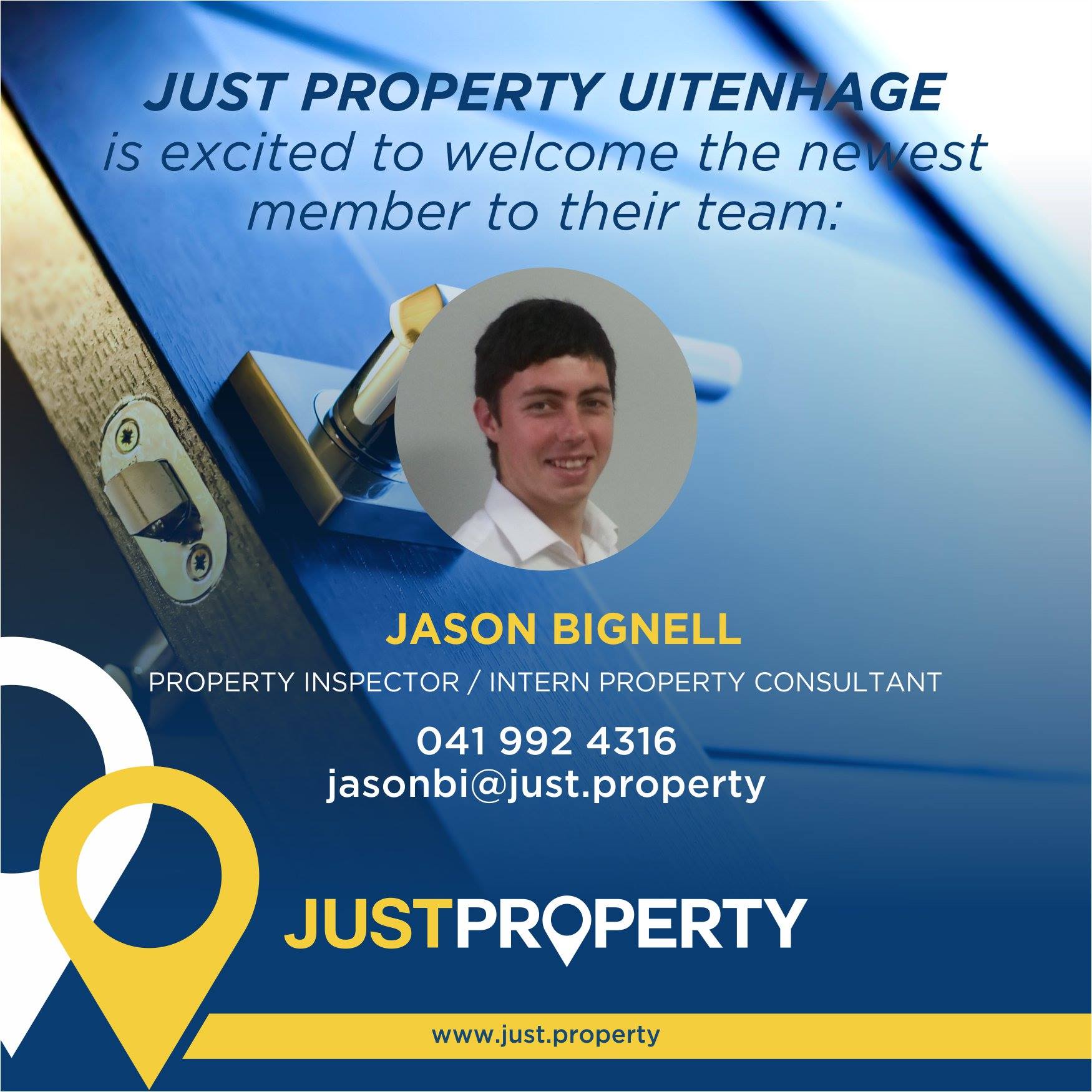Welcome to our team Jason. - Just Property Uitenhage | Facebook