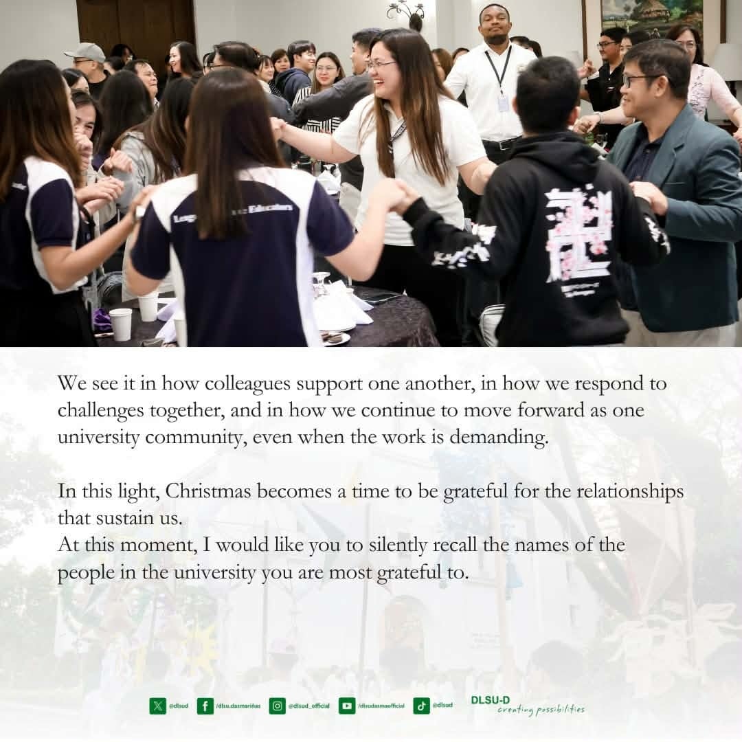 De La... - De La Salle University- Dasmariñas High School