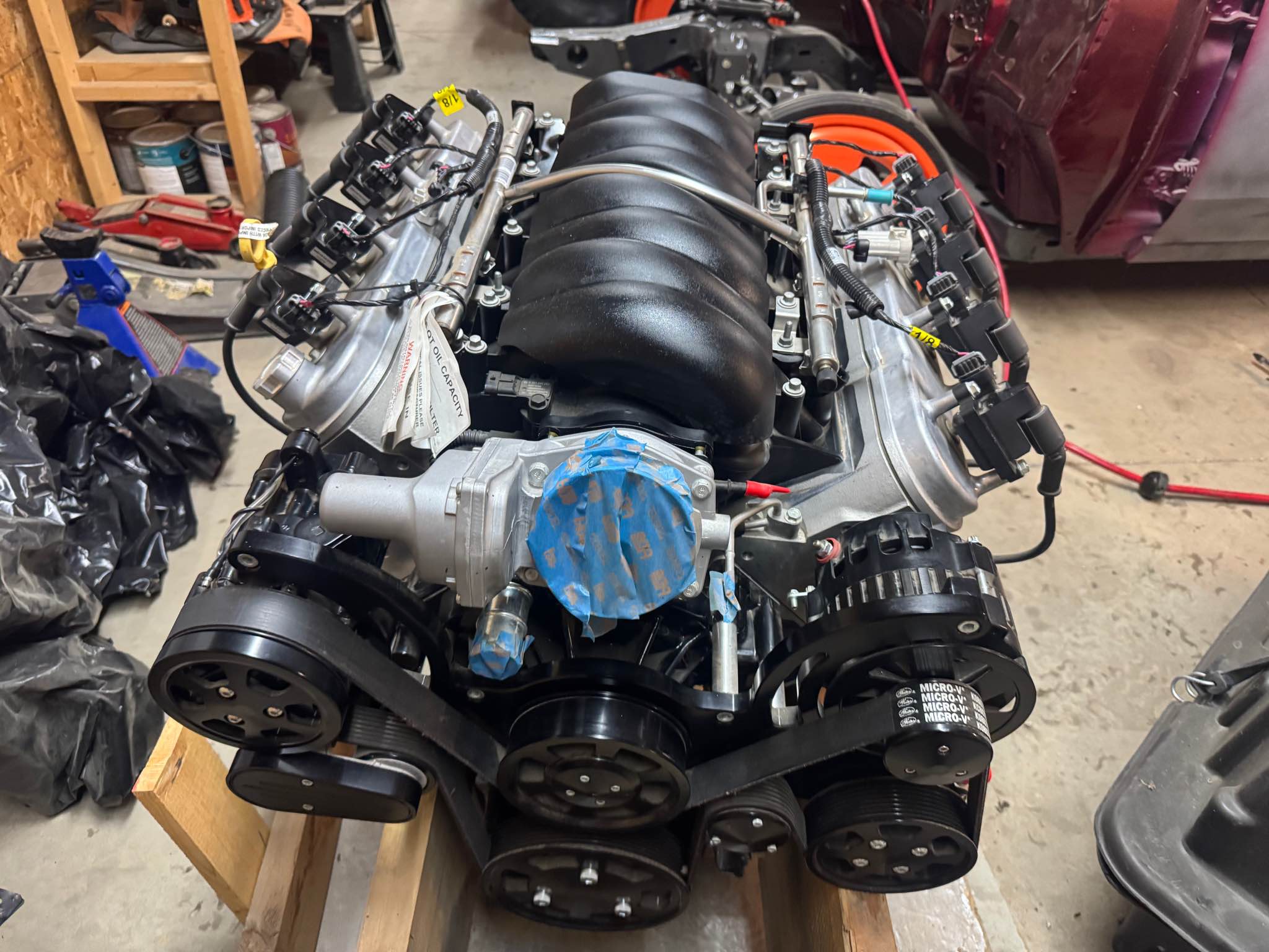 BluePrint Engines Chevy LS 376 C.I.D. 530 HP EFI LS3-Style Long Block ...