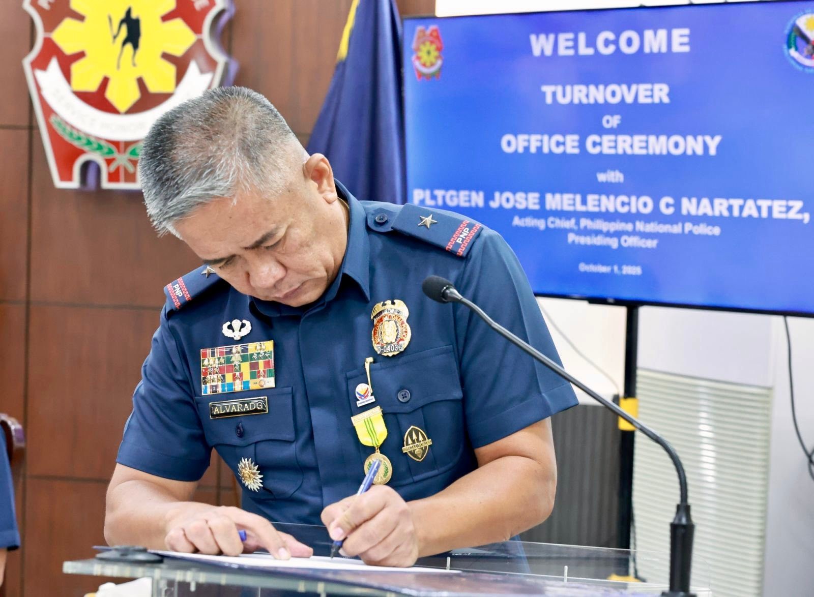 Philippine - LOOK: PNP Acting Chief PLTGEN Jose Melencio C. Nartatez ...