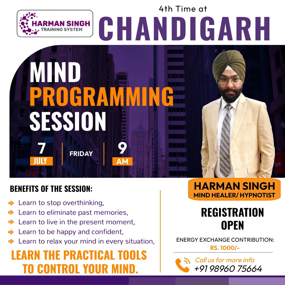 💥 MIND PROGRAMMING... - Harman Singh Motivational Speaker | Facebook
